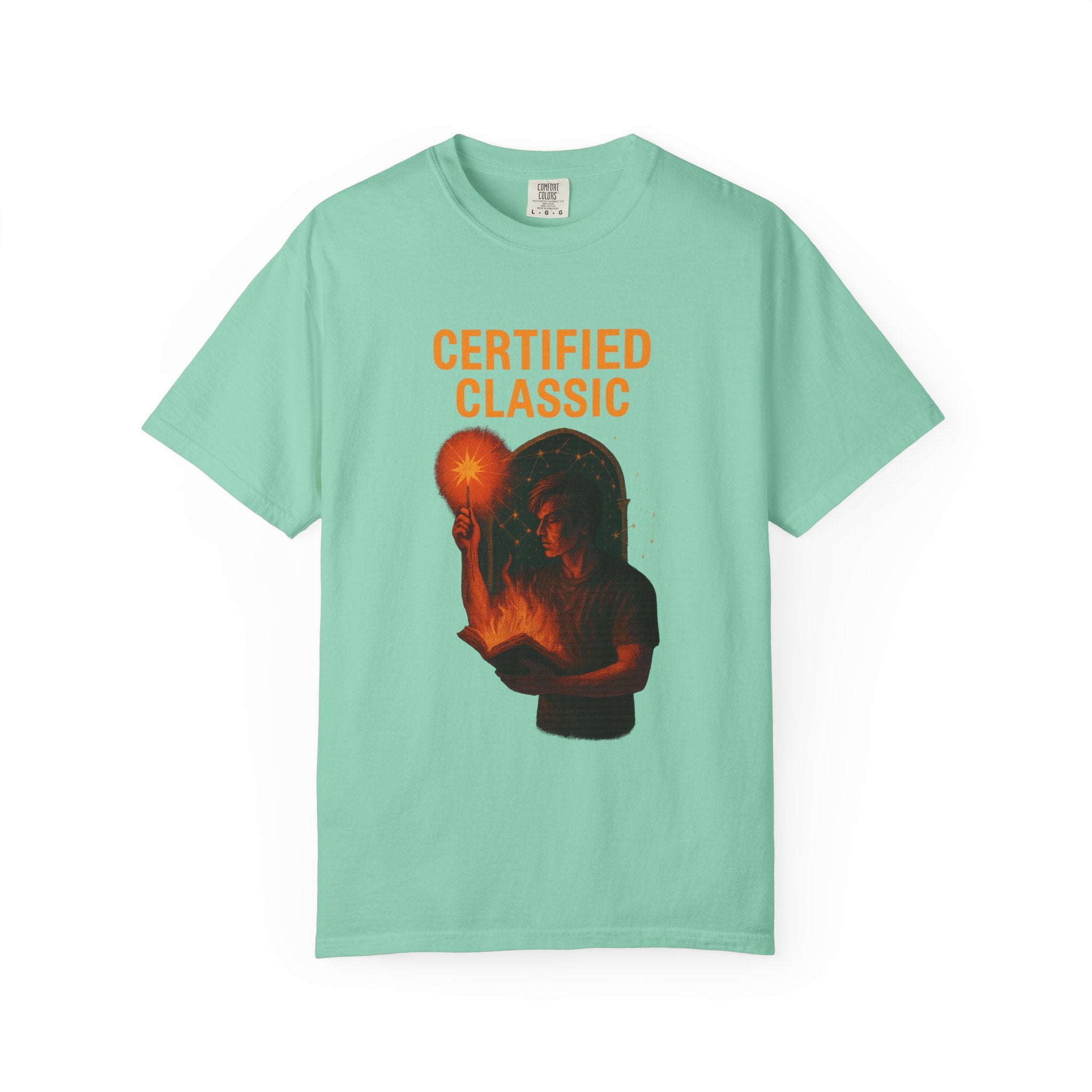 PRB Certified Classic head silhouette holding light bulb T-shirt | vintage inspired graphic tee by Power Runs Black