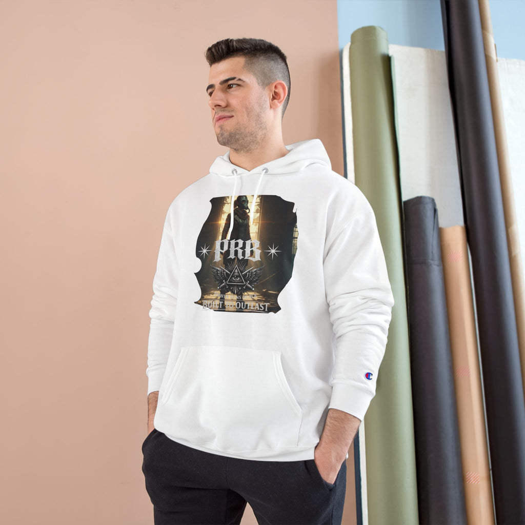 PRB Champion Hoodie — Vintage Tour Graphic Pullover by Power Runs Black