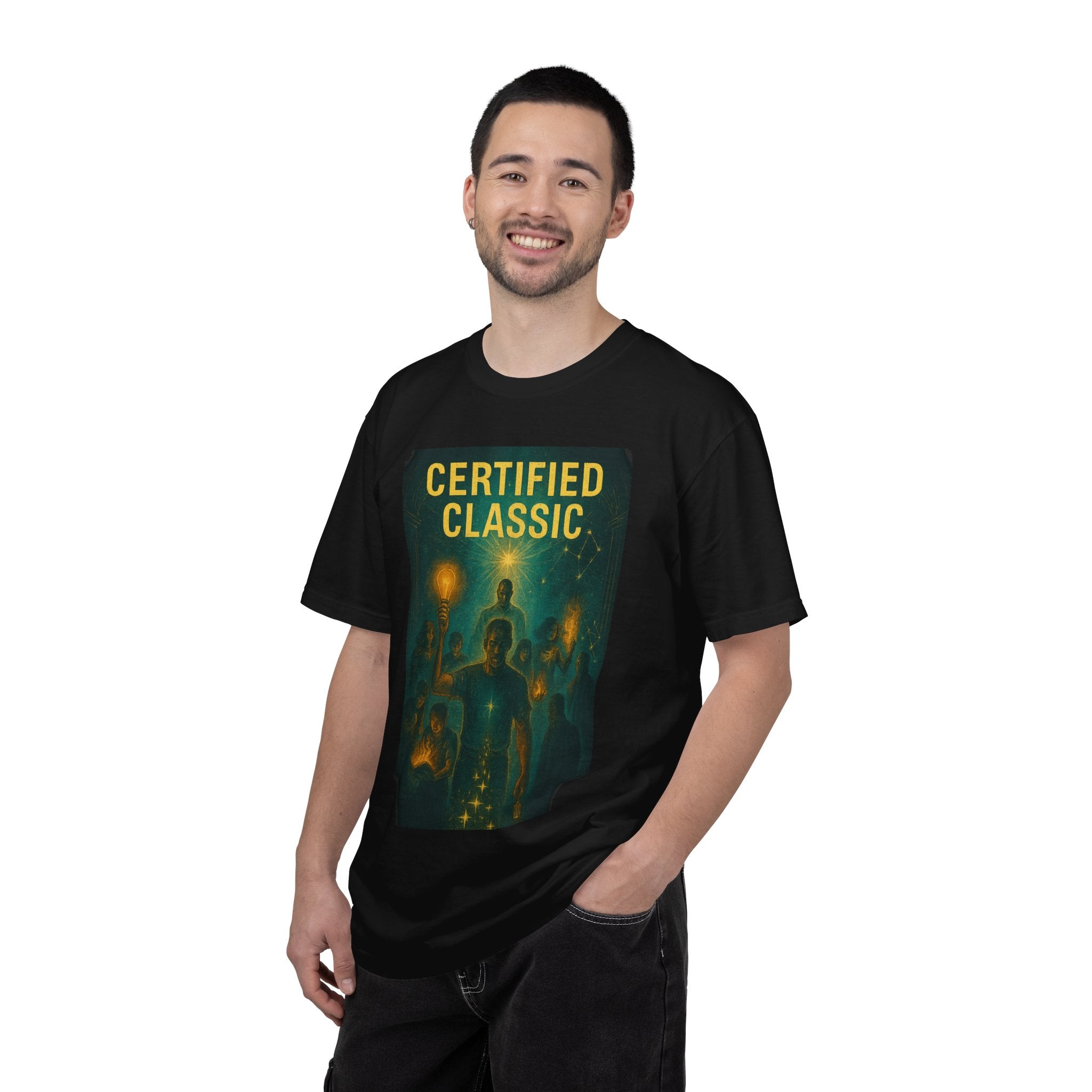 PRB Certified Classic T-Shirt — Vintage Lanterns Graphic Tee by Power Runs Black