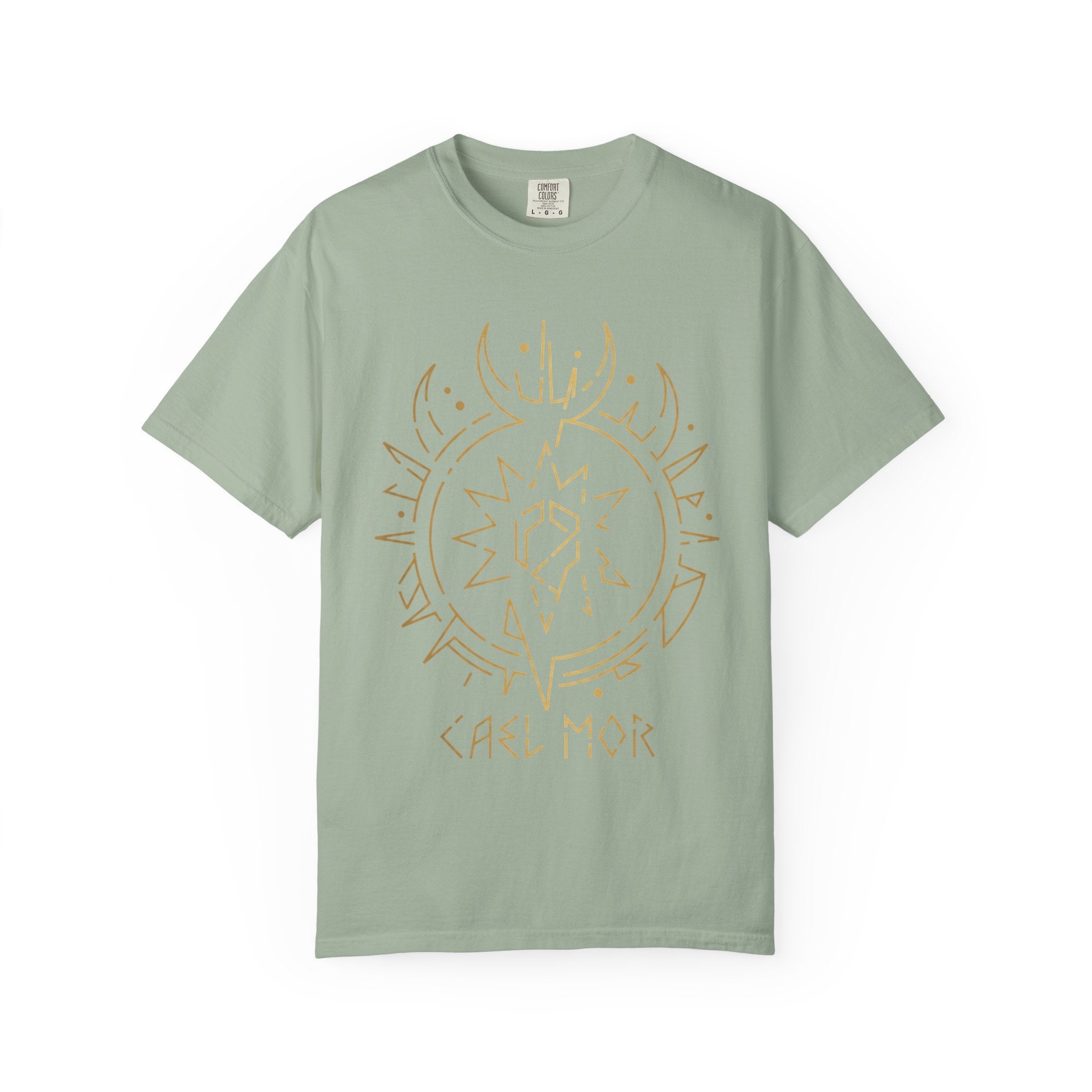 Power Runs Black PRB Cael Mór Symbol T-Shirt — ‘Nothing Connects’ Minimal Graphic Tee by Power Runs Black