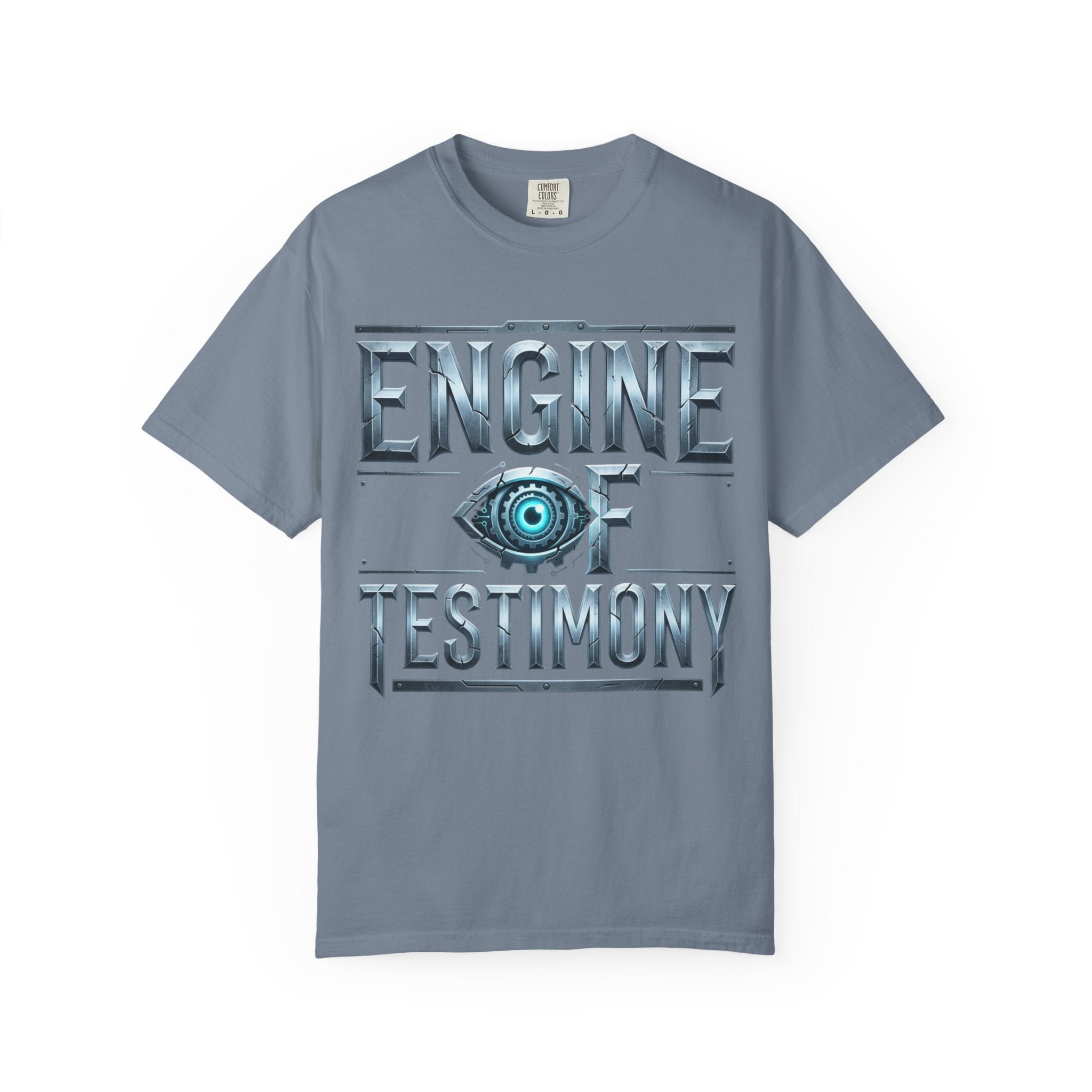 Printify PRB Engine of Testimony T-Shirt | Eye Emblem Graphic Tee - T-Shirt