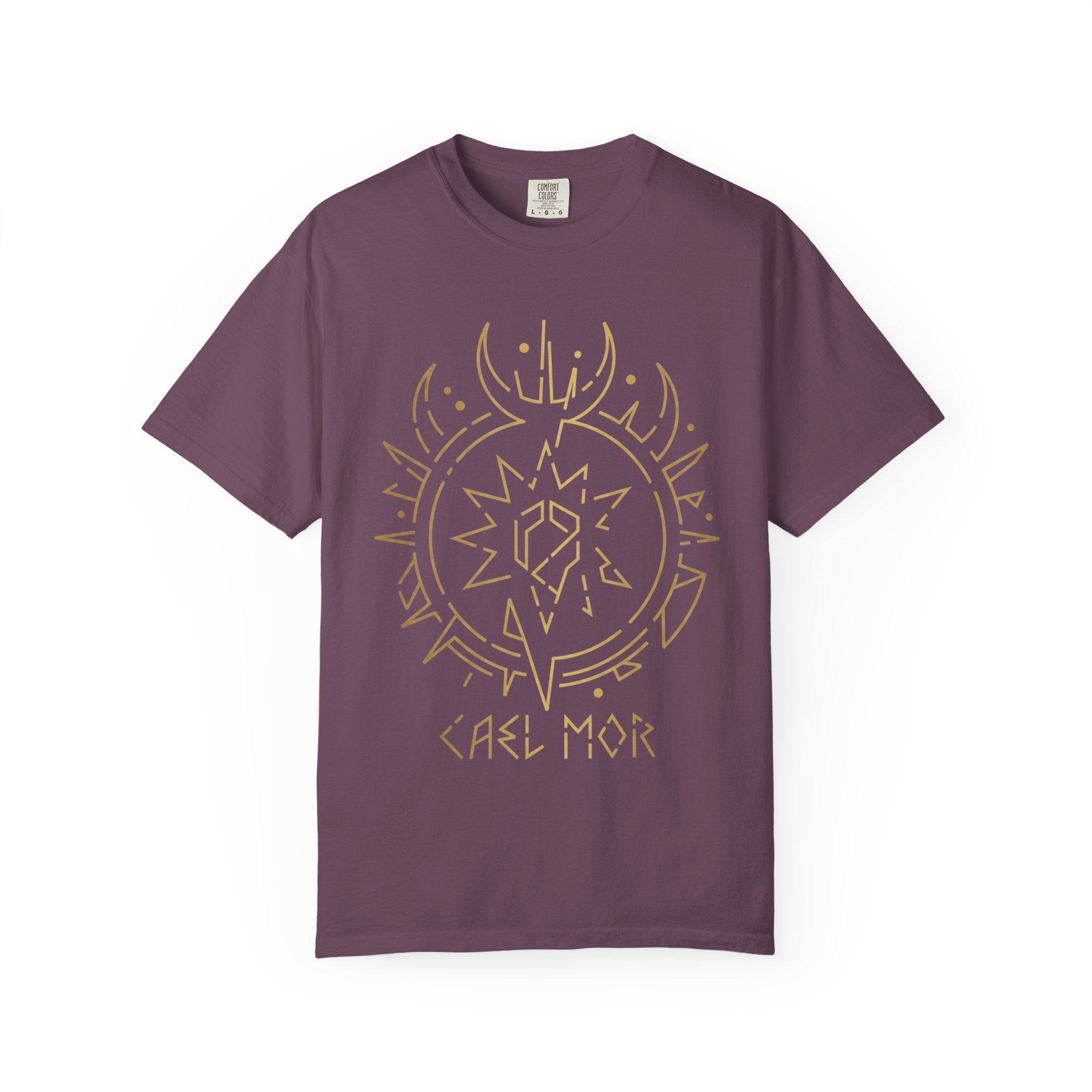Power Runs Black PRB Cael Mór Symbol T-Shirt — ‘Nothing Connects’ Minimal Graphic Tee by Power Runs Black