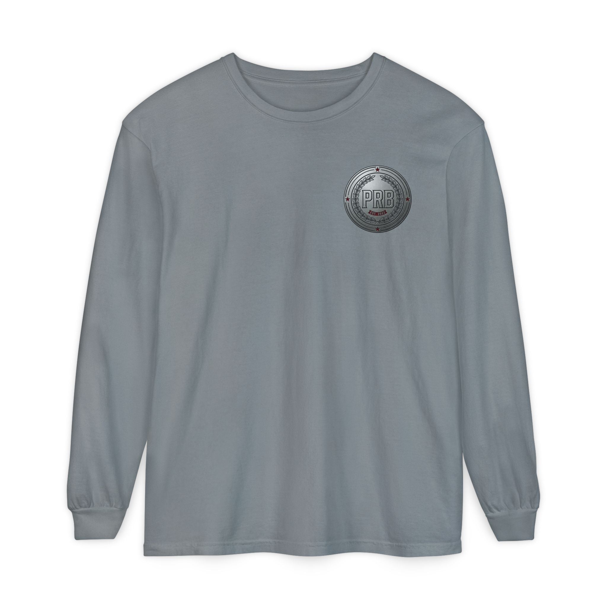 PRB The Starbound Seven graphic long sleeve shirt | cosmic superhero poster by Power Runs Black