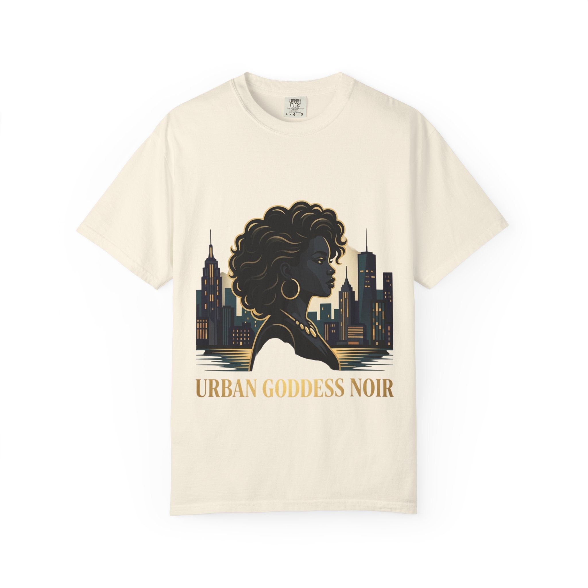 Pretty Rich Bitch The Collection by PRB Urban Goddess Noir T-Shirt — "Urban Goddess Noir" Graphic Tee by Power Runs Black