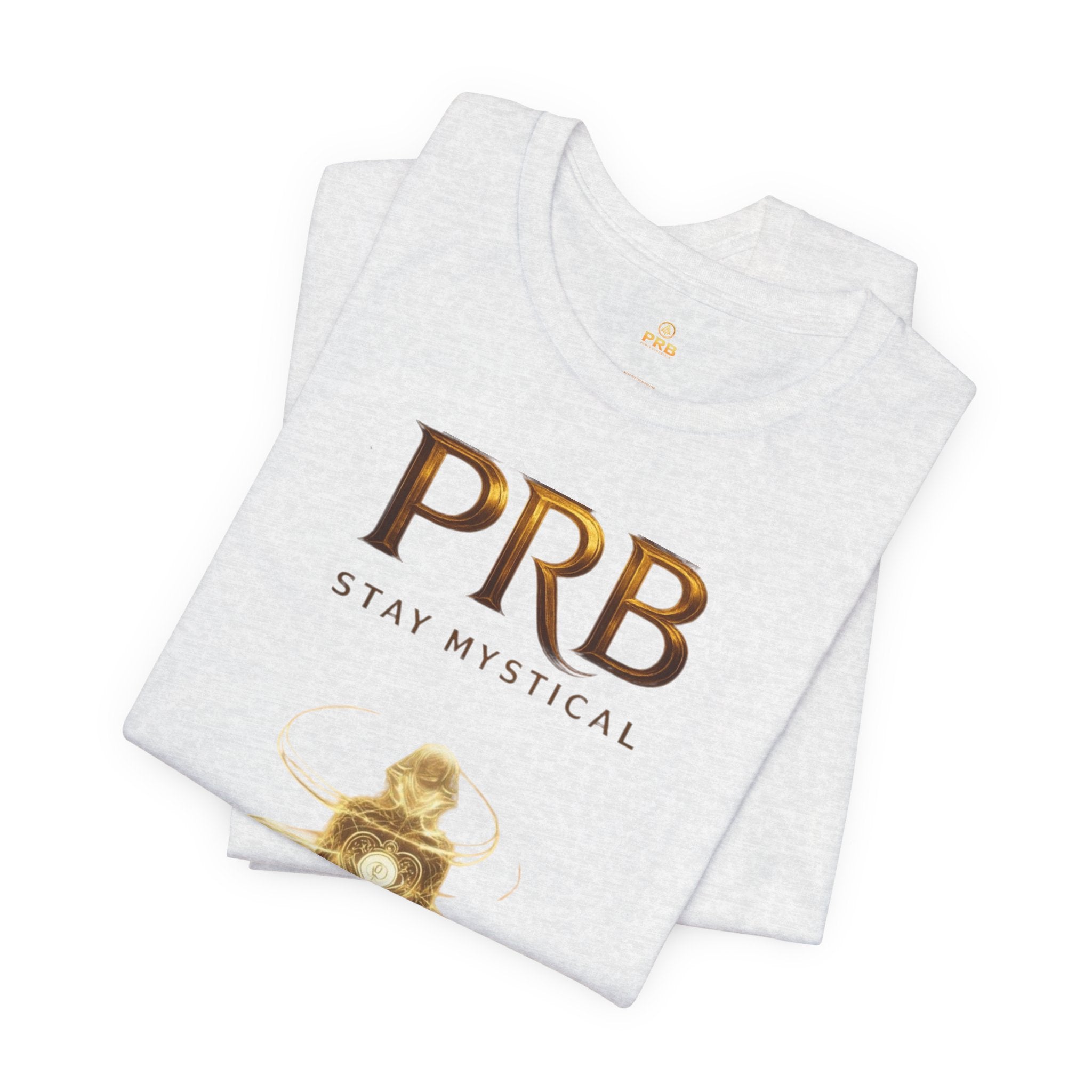 PRB Mystical Graphic Tee – "PRB Stay Mystical" Spiritual Book & Light Design by Power Runs Black