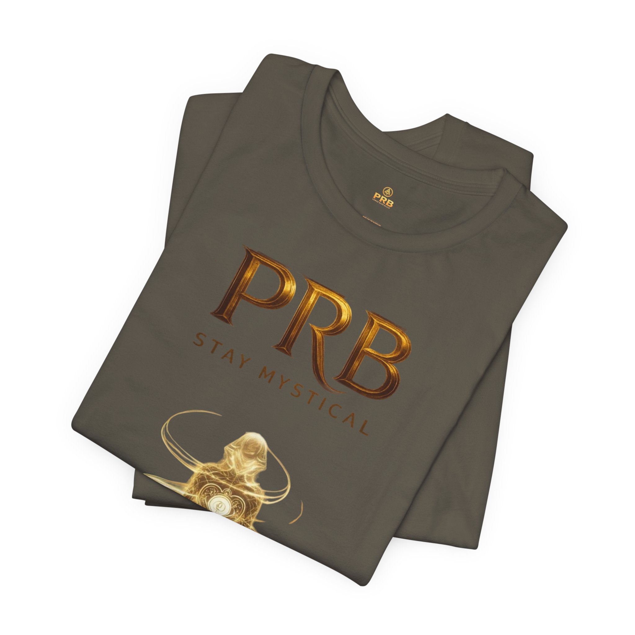 PRB Mystical Graphic Tee – "PRB Stay Mystical" Spiritual Book & Light Design by Power Runs Black