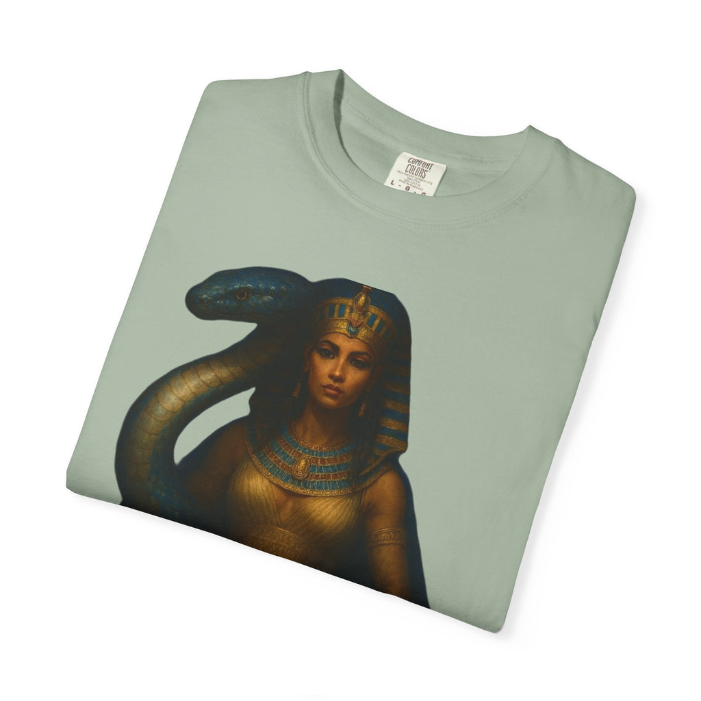 PRB Egyptian Goddess with Snake T-Shirt | Pharaoh Serpent Art Tee by Power Runs Black