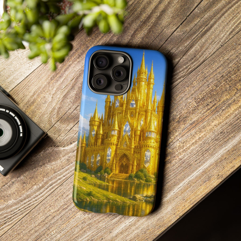 PRB Golden Castle iPhone Case | Fantasy Palace Phone Case by Printify