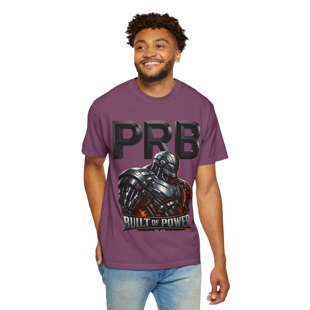 Built of Power PRB T-Shirt — Robotic Armor Graphic Tee by Printify