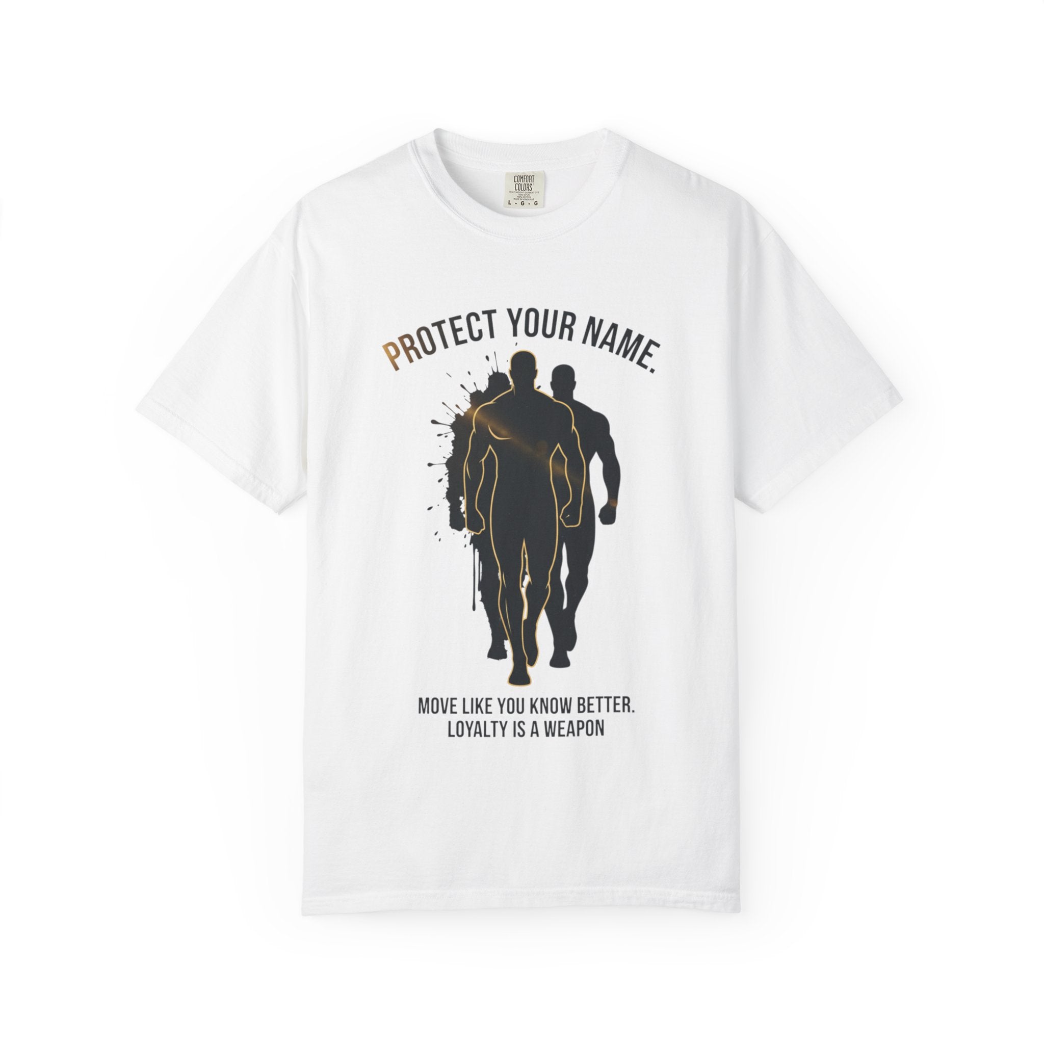 PRB Protect Your Name silhouette trio design T-Shirt | Loyalty is a Weapon graphic tee by Printify
