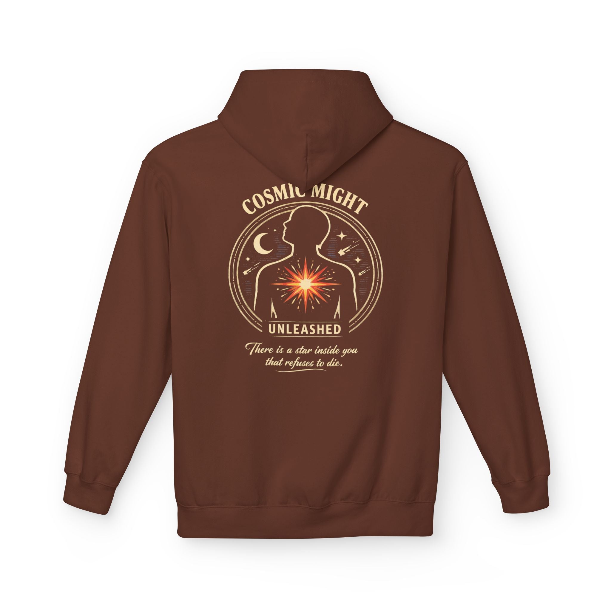 PRB Starforged Flex Cosmic Might Unleashed Hoodie — Unleashed Starburst Graphic Pullover by Power Runs Black