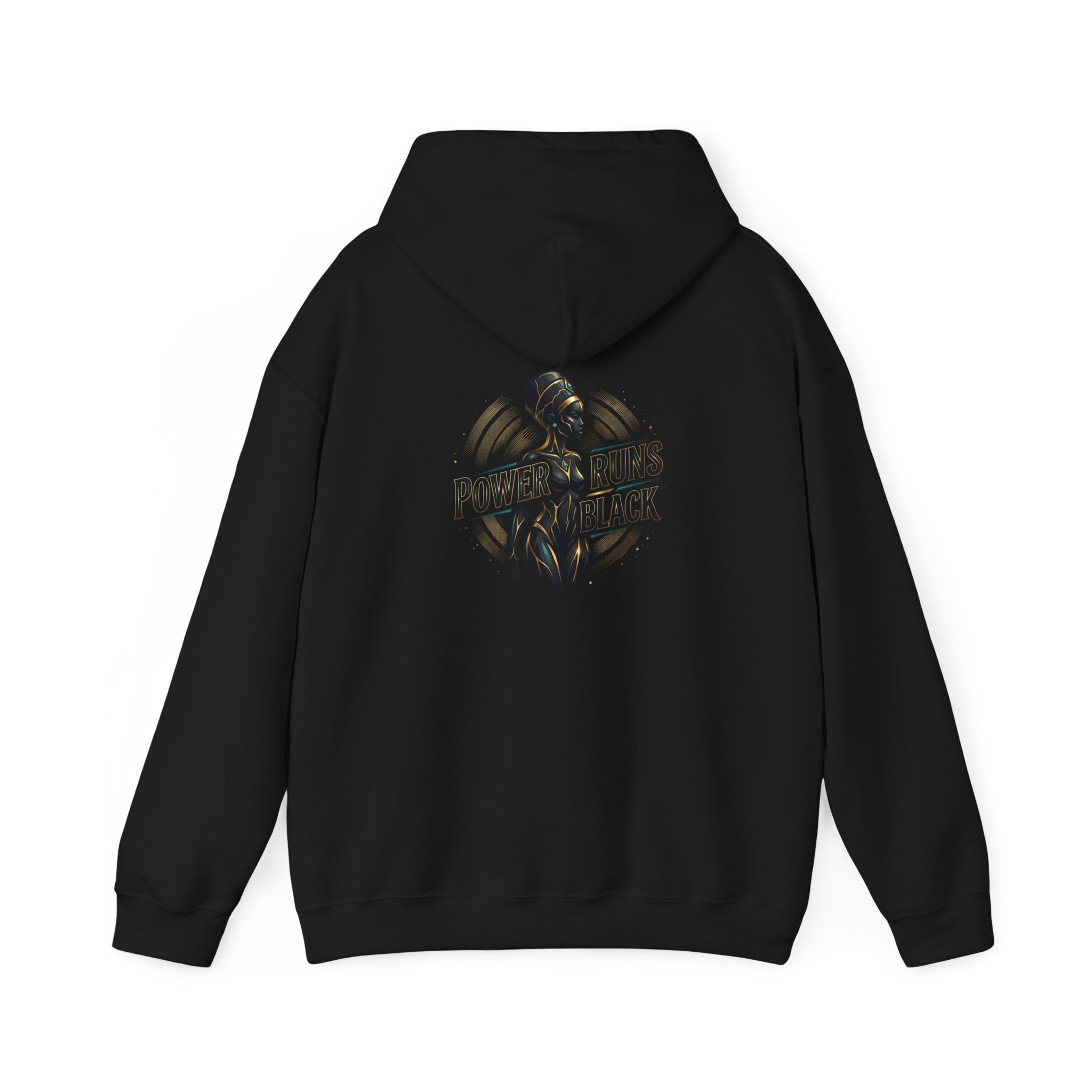 Power Runs Black PRB Logo hoodie Ascension State CROWN design by Power Runs Black