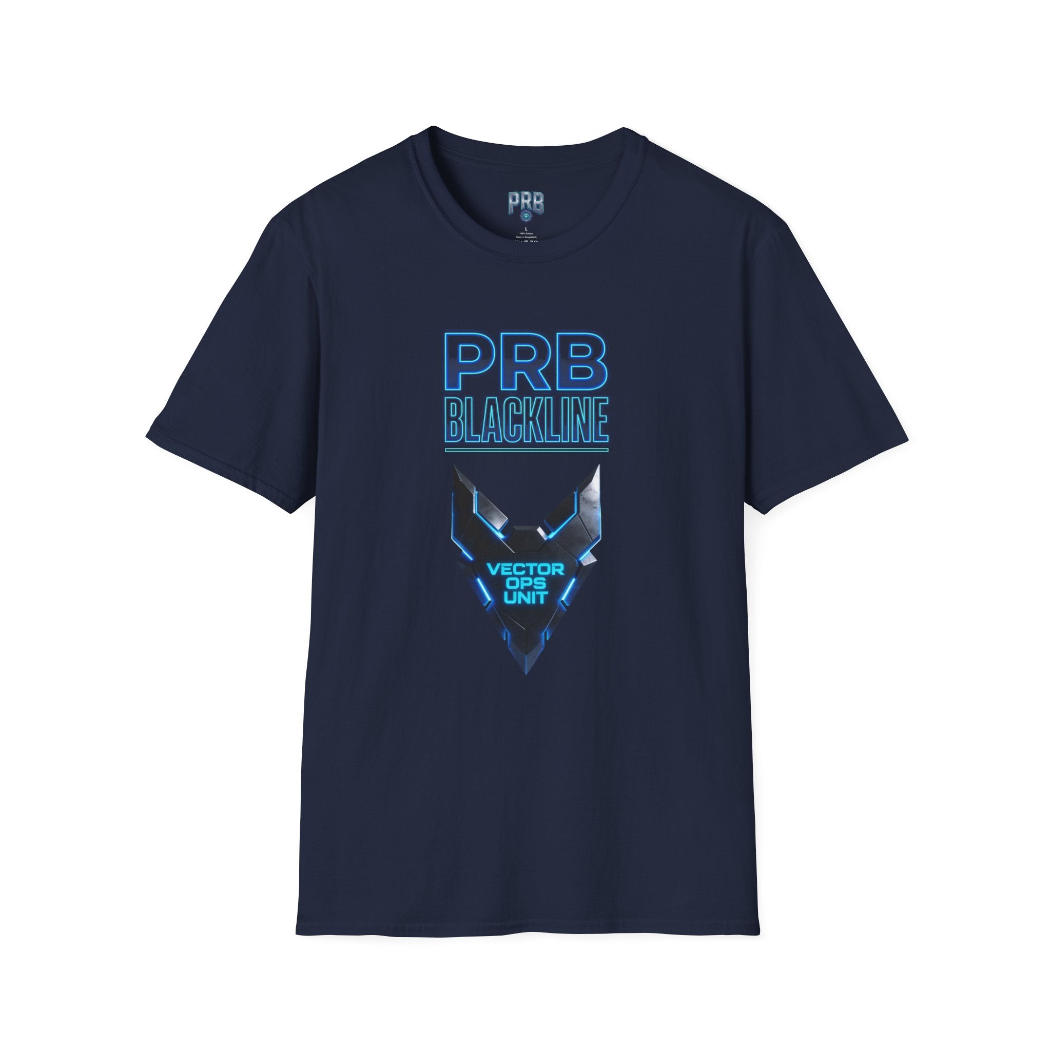 PRB Blackline Vector Ops T-Shirt by Power Runs Black