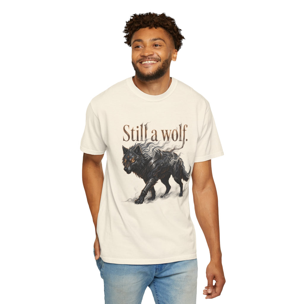 PRB Still a Wolf T-Shirt — Dark Wolf Graphic Tee by Printify
