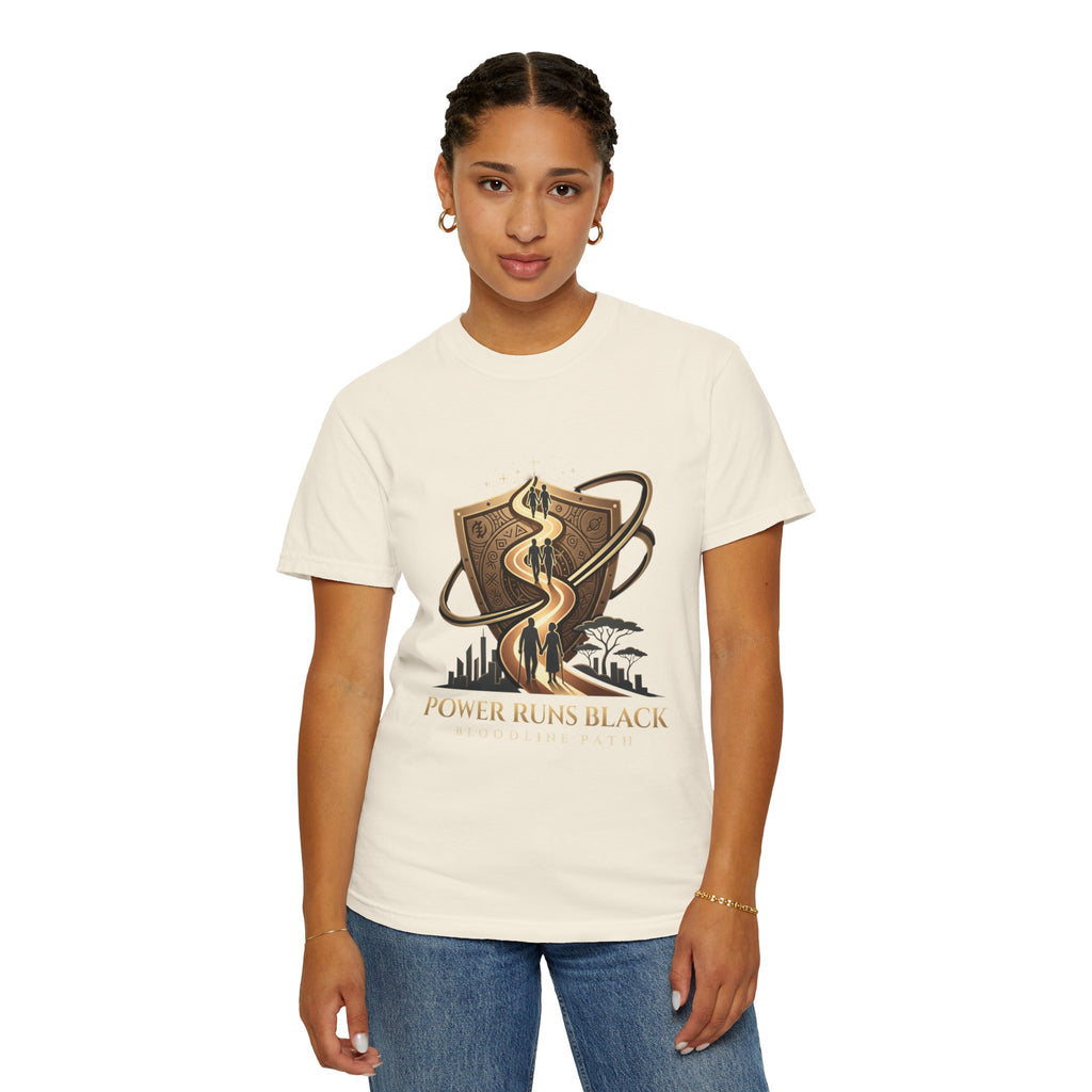 PRB Shield City Skyline Graphic T-Shirt | Serpent Emblem Streetwear Tee by Printify