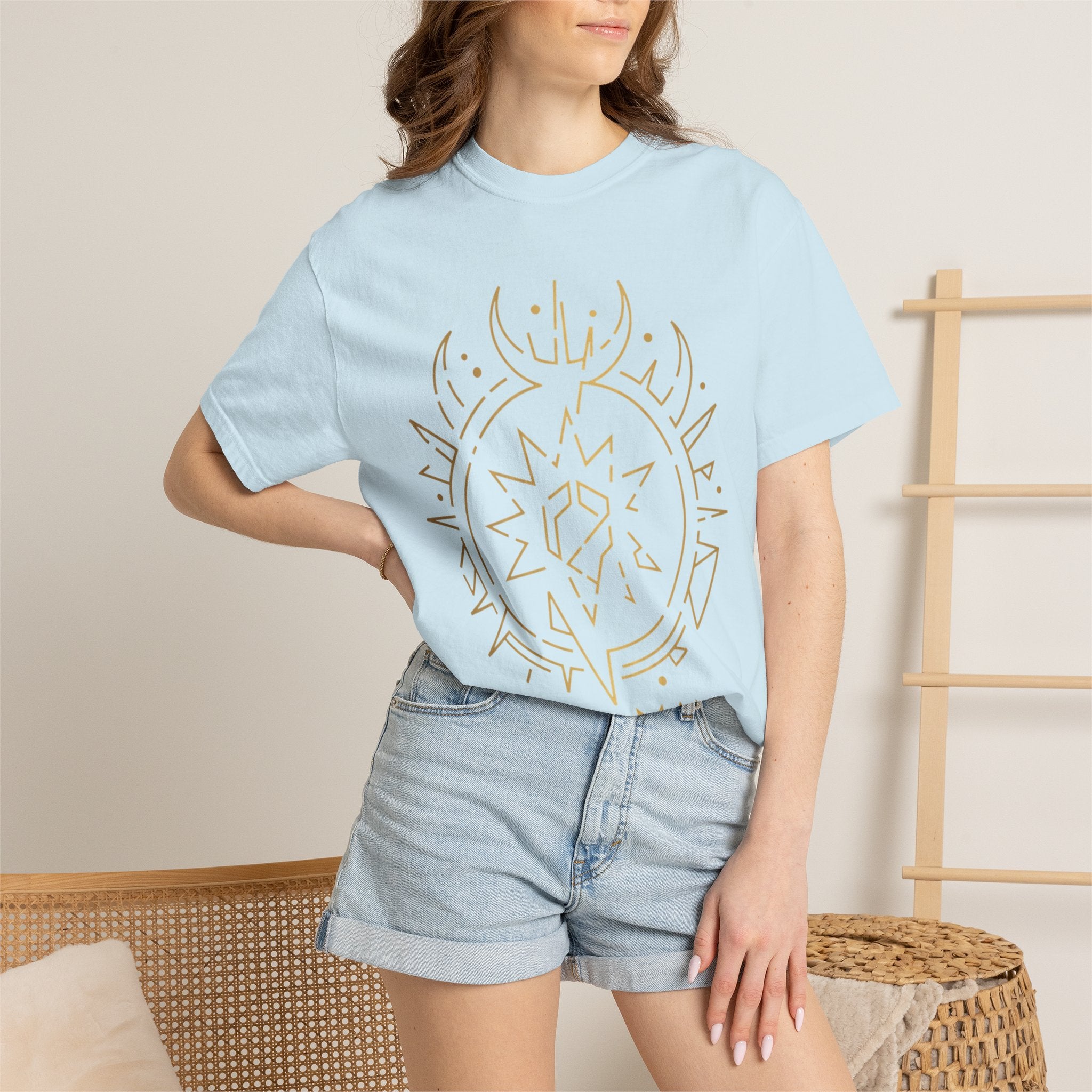 Power Runs Black PRB Cael Mór Symbol T-Shirt — ‘Nothing Connects’ Minimal Graphic Tee by Power Runs Black