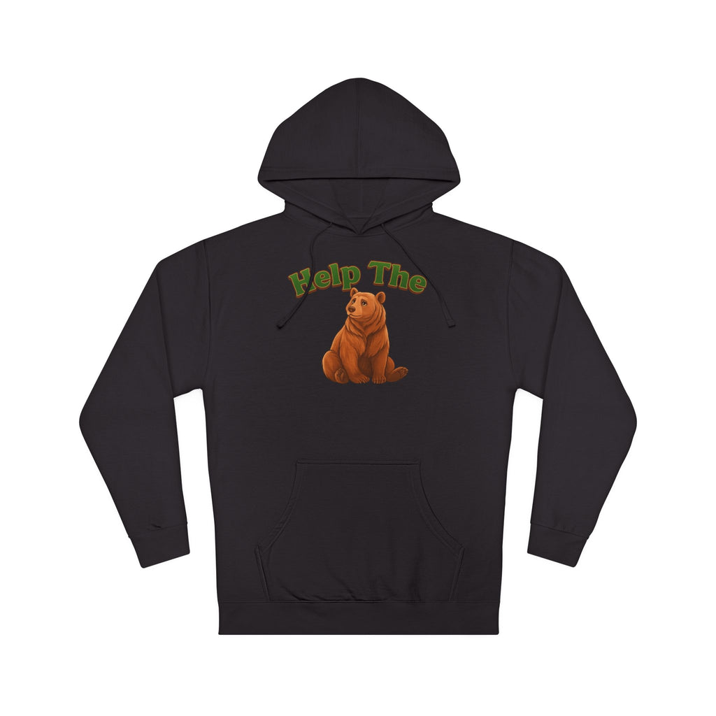PRB "Don't Help Me Help The Bear" Graphic Hoodie by Power Runs Black