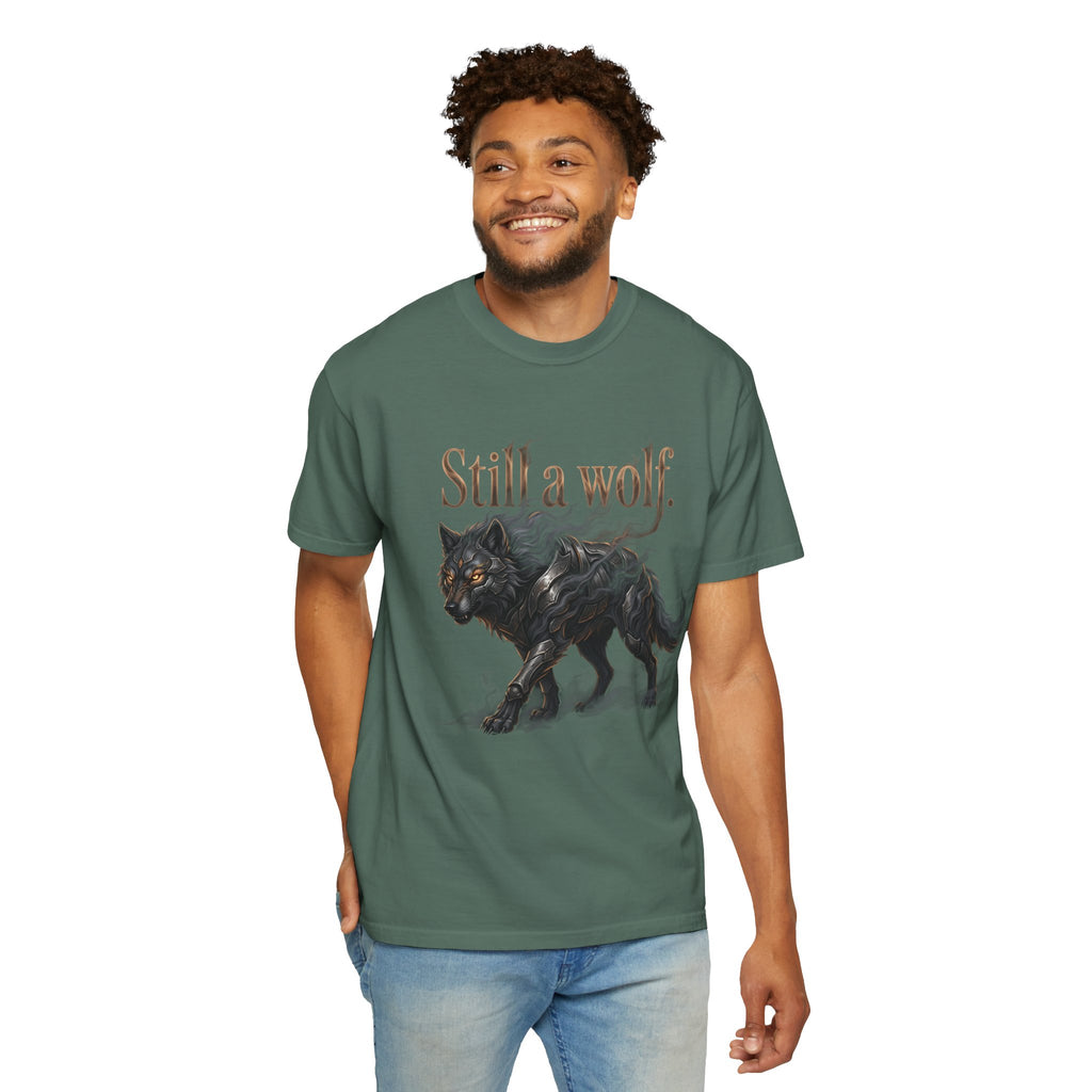 PRB Still a Wolf T-Shirt — Dark Wolf Graphic Tee by Printify