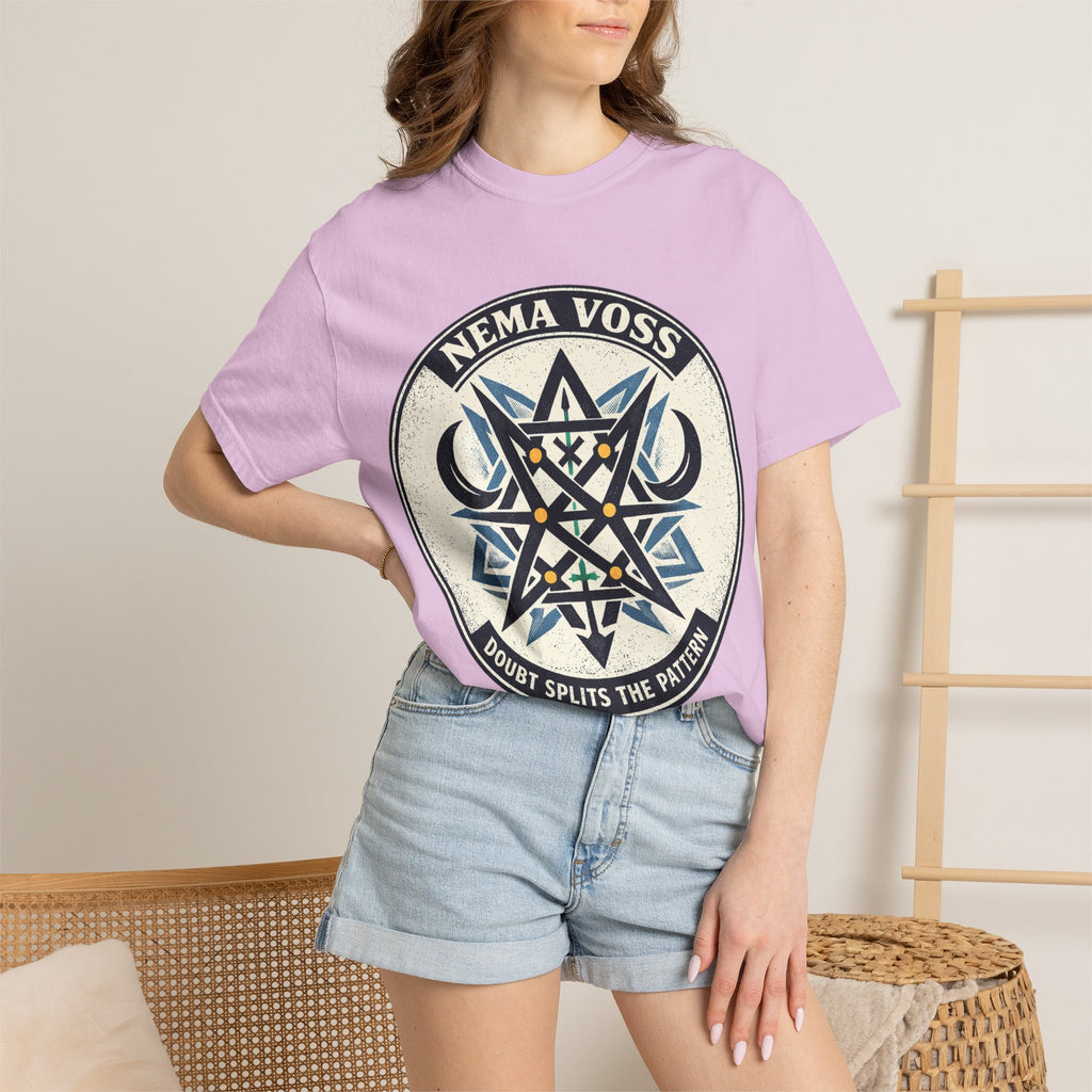 Power Runs Black PRB Nema Voss 'Doubt Splits the Pattern' Graphic T-Shirt by Power Runs Black