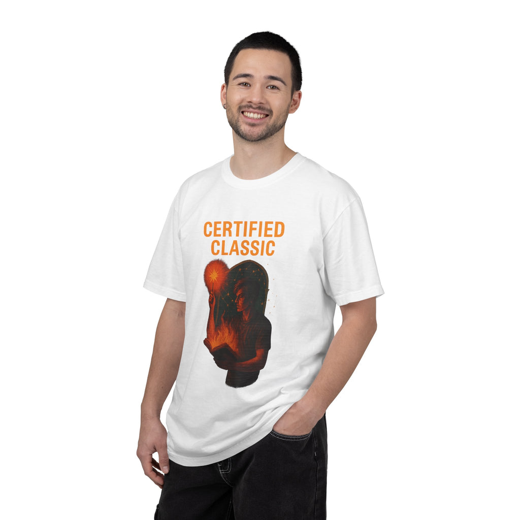 PRB Certified Classic head silhouette holding light bulb T-shirt | vintage inspired graphic tee by Power Runs Black
