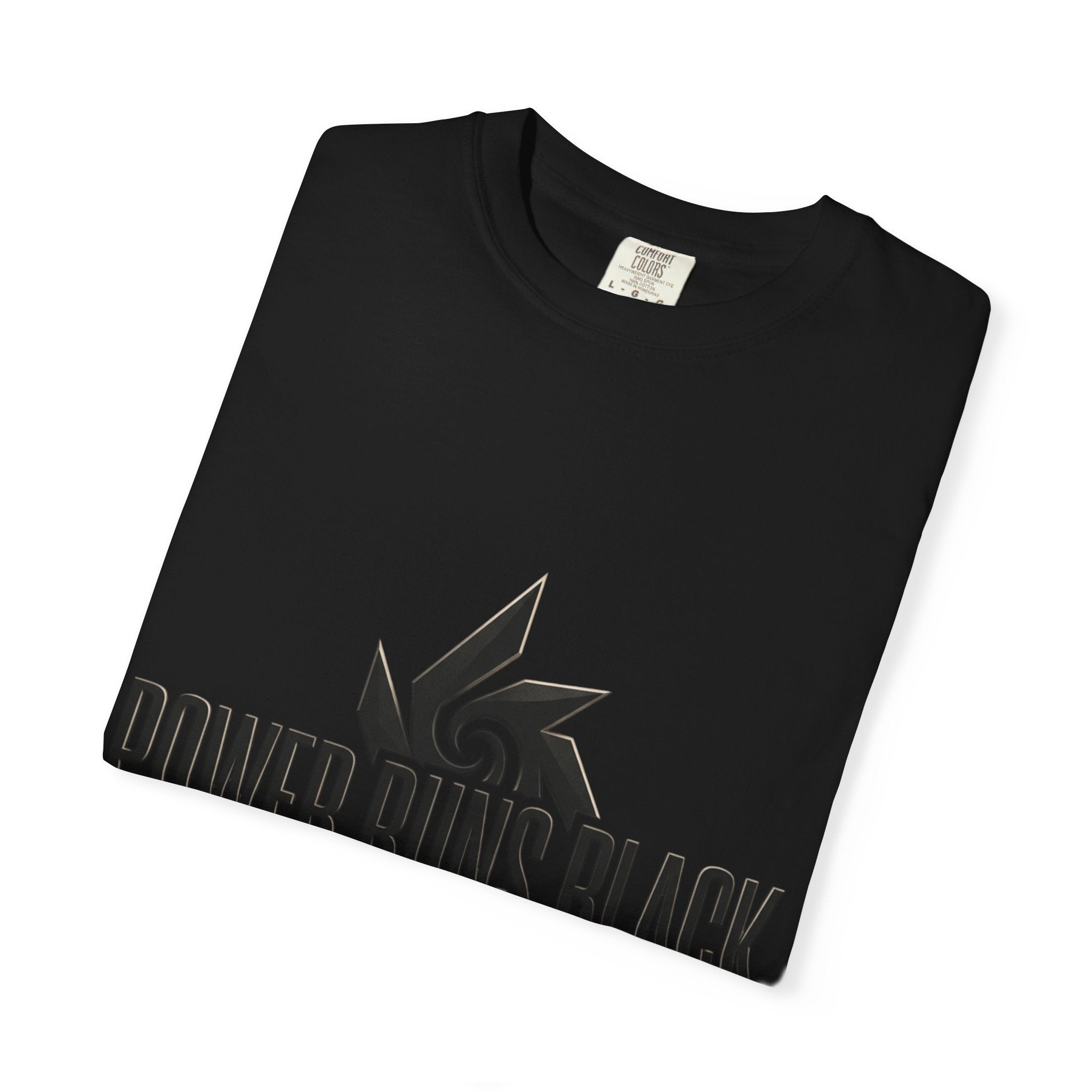 Power Runs Black PRB "Wear The Code" Mystic Shield T-Shirt — Geometric Sigil Graphic Tee by Printify