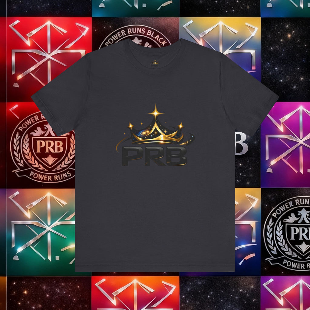 PRB Crown Tee — Graphic Logo T-Shirt by Power Runs Black
