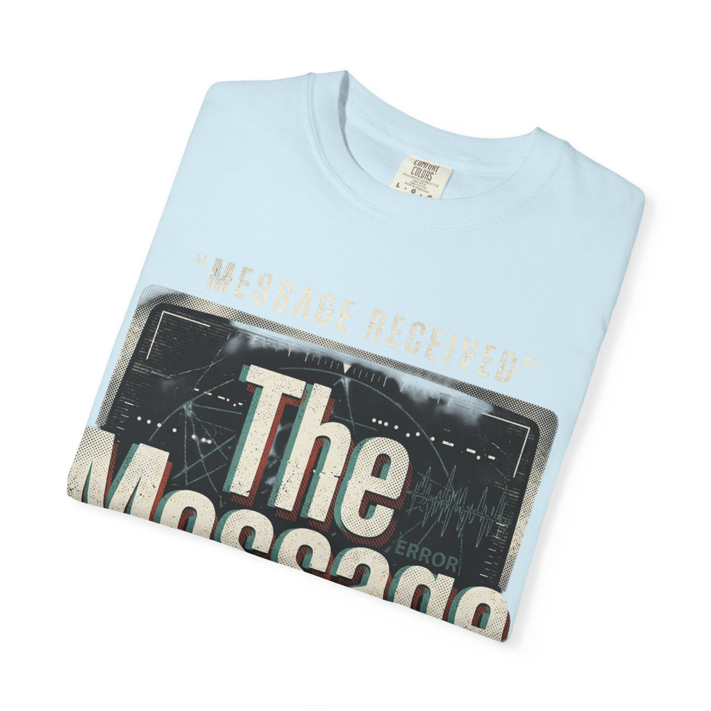Power Runs Black PRB The Message Signal T-Shirt — Retro Graphic Tee with 'Message Received' Design by Power Runs Black