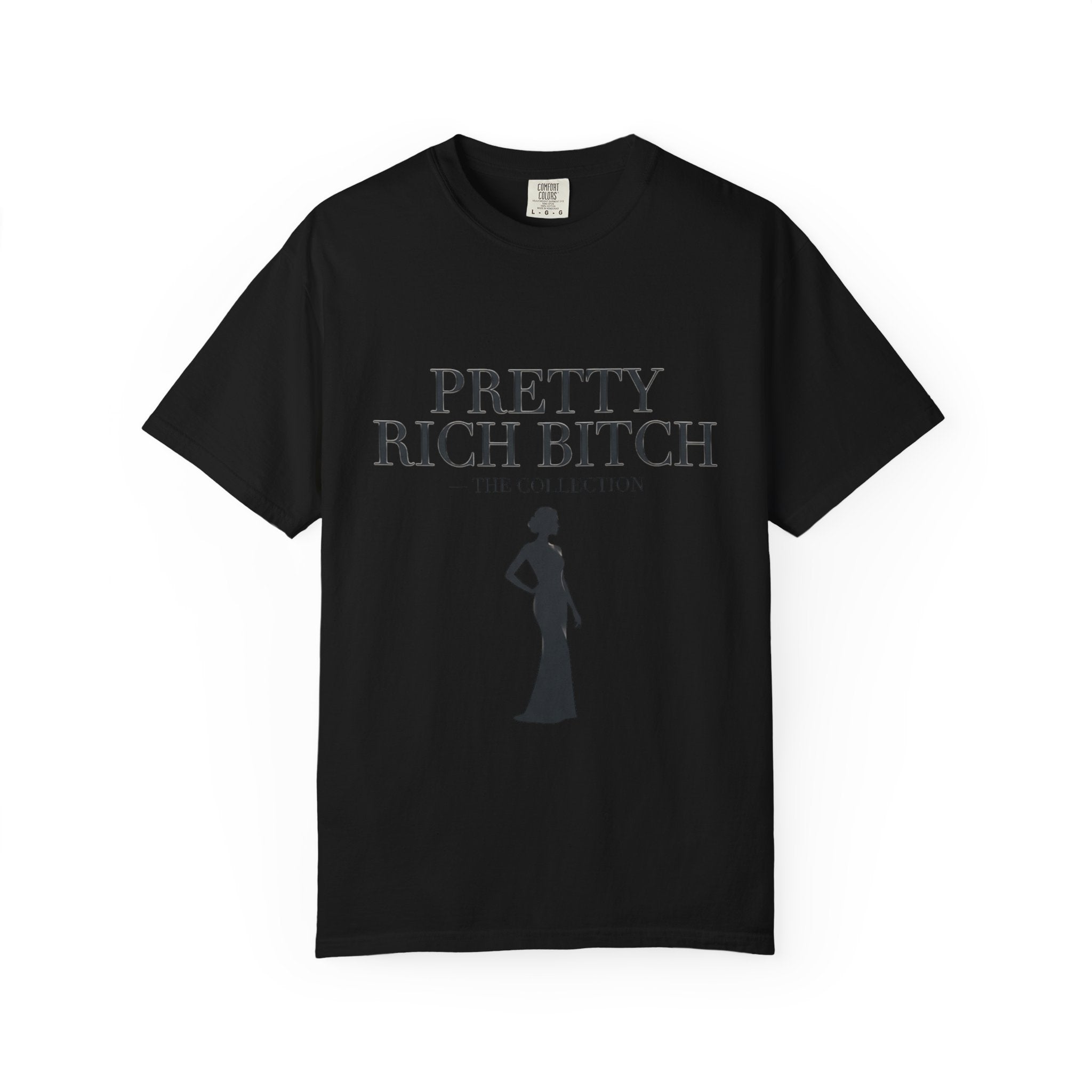 Pretty Rich Bitch The Collection by PRB Tee — Feminine Confidence Graphic T-Shirt by Power Runs Black