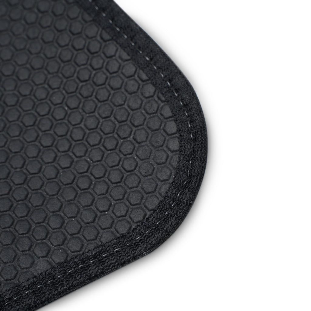 Power Runs Black PRB Built of Power Car Floor Mat — Robotic Armor Auto Mat by Power Runs Black