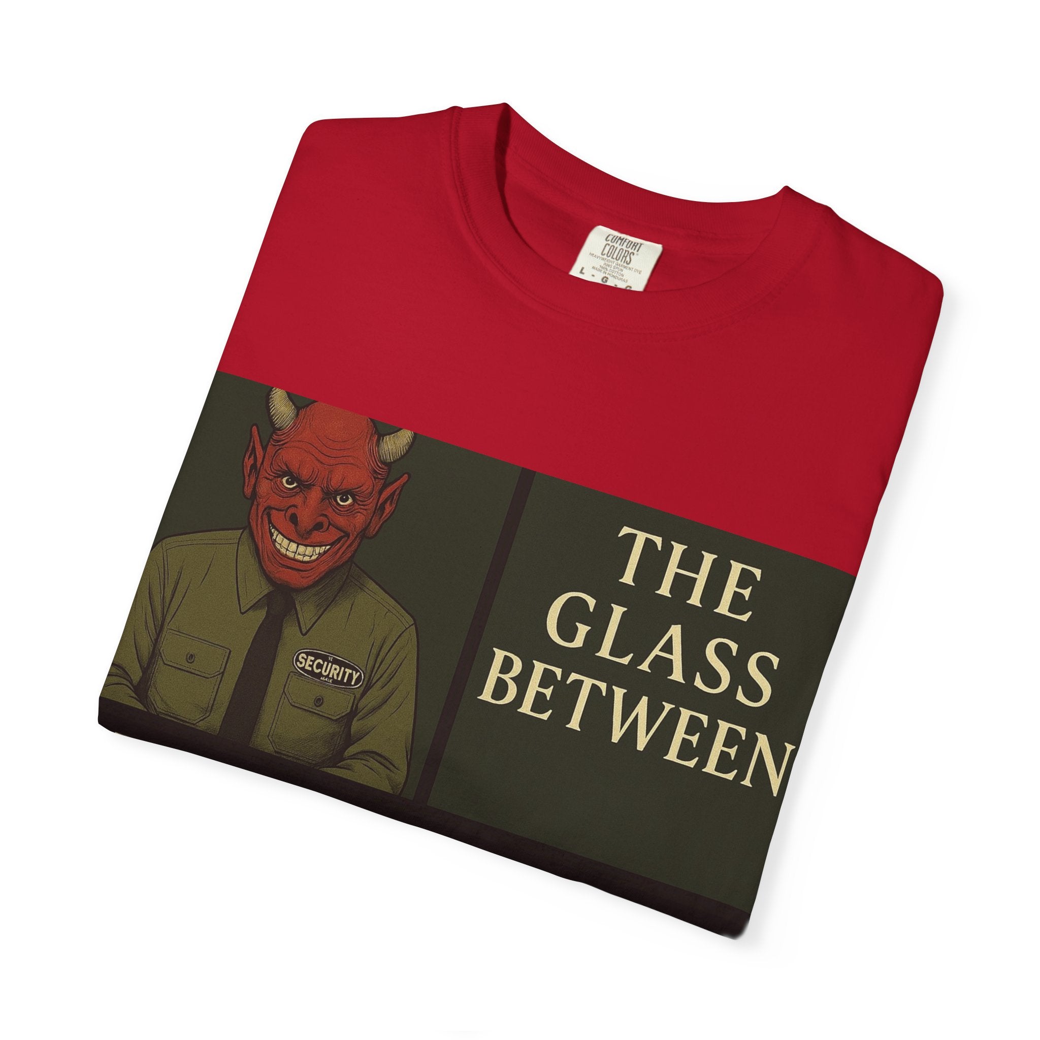 PRB The Glass Between Vintage Collage T-Shirt by Power Runs Black