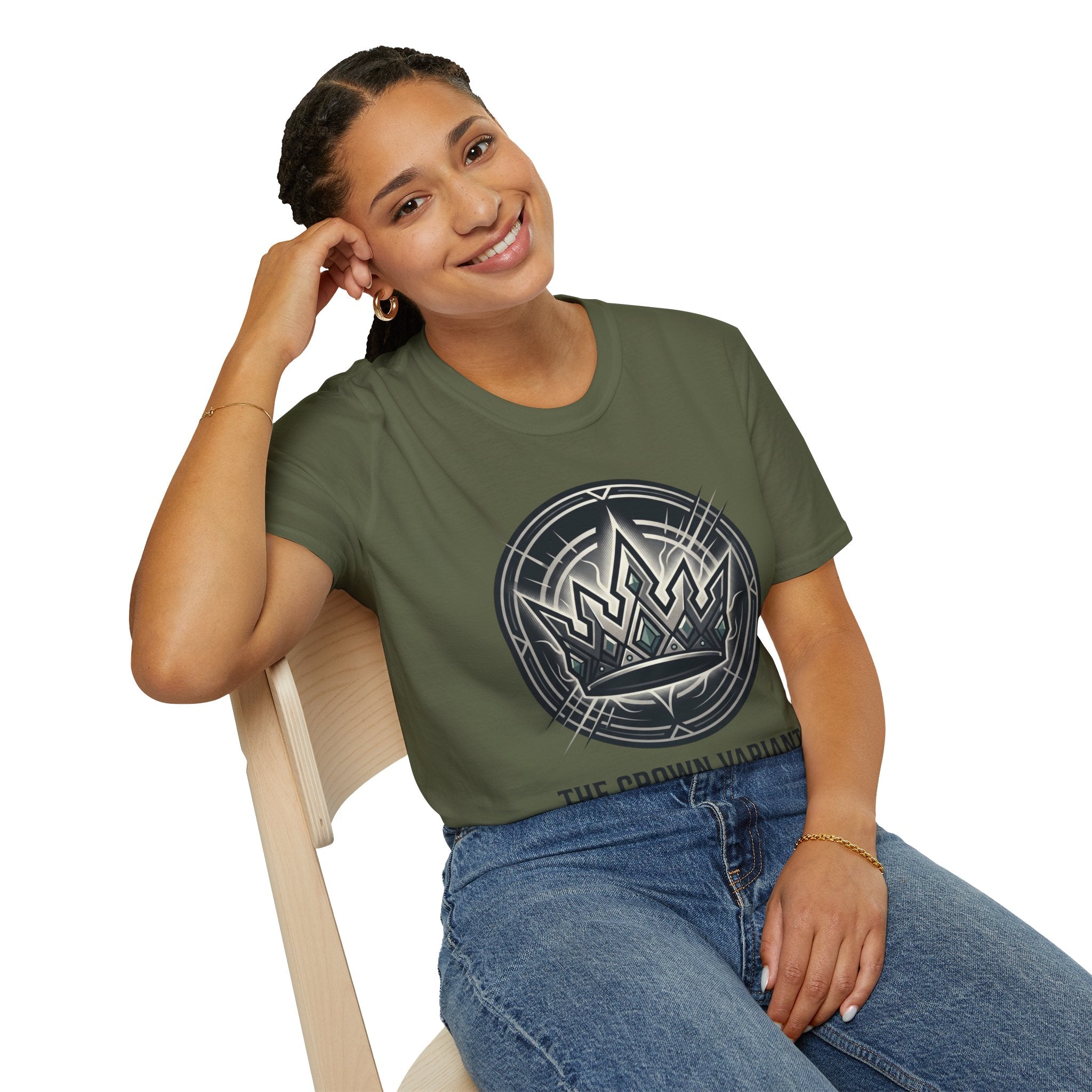 Power Runs Black PRB Crown Variant Graphic T-Shirt — The Crown Variant Emblem by Power Runs Black