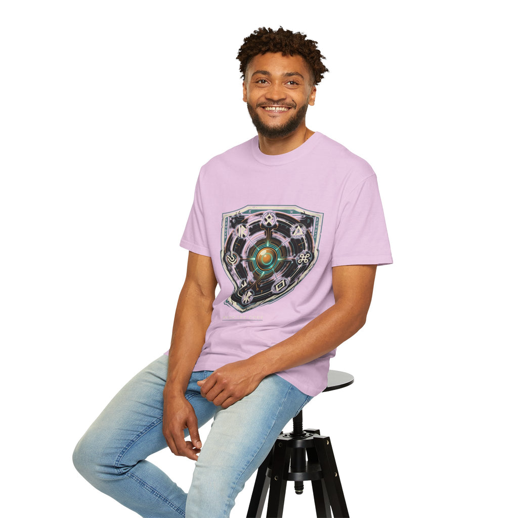 Power Runs Black PRB "Wear The Code" Mystic Shield T-Shirt — Geometric Sigil Graphic Tee by Power Runs Black