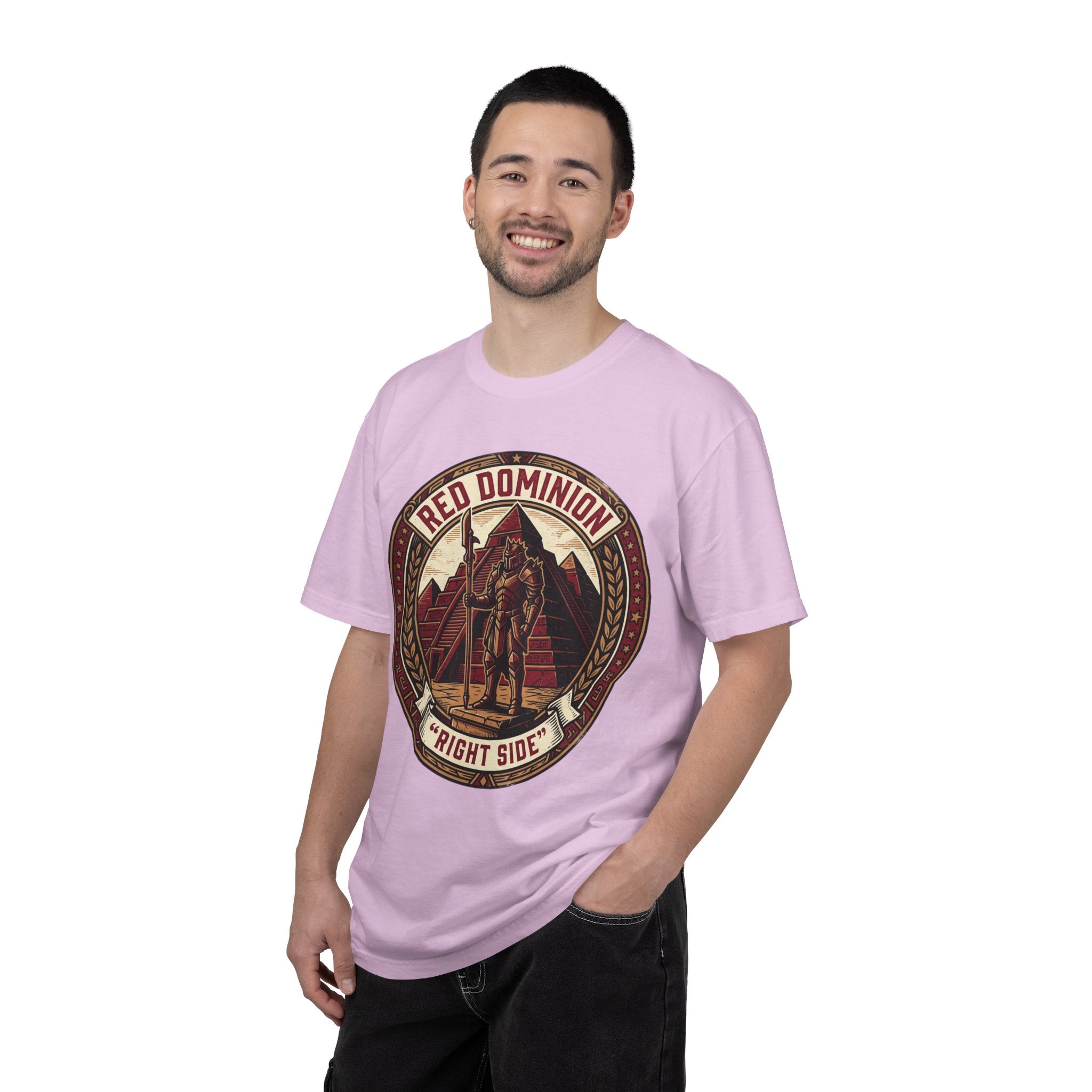 Power Runs Black PRB Red Dominion 'Right Side' Graphic T-Shirt by Power Runs Black