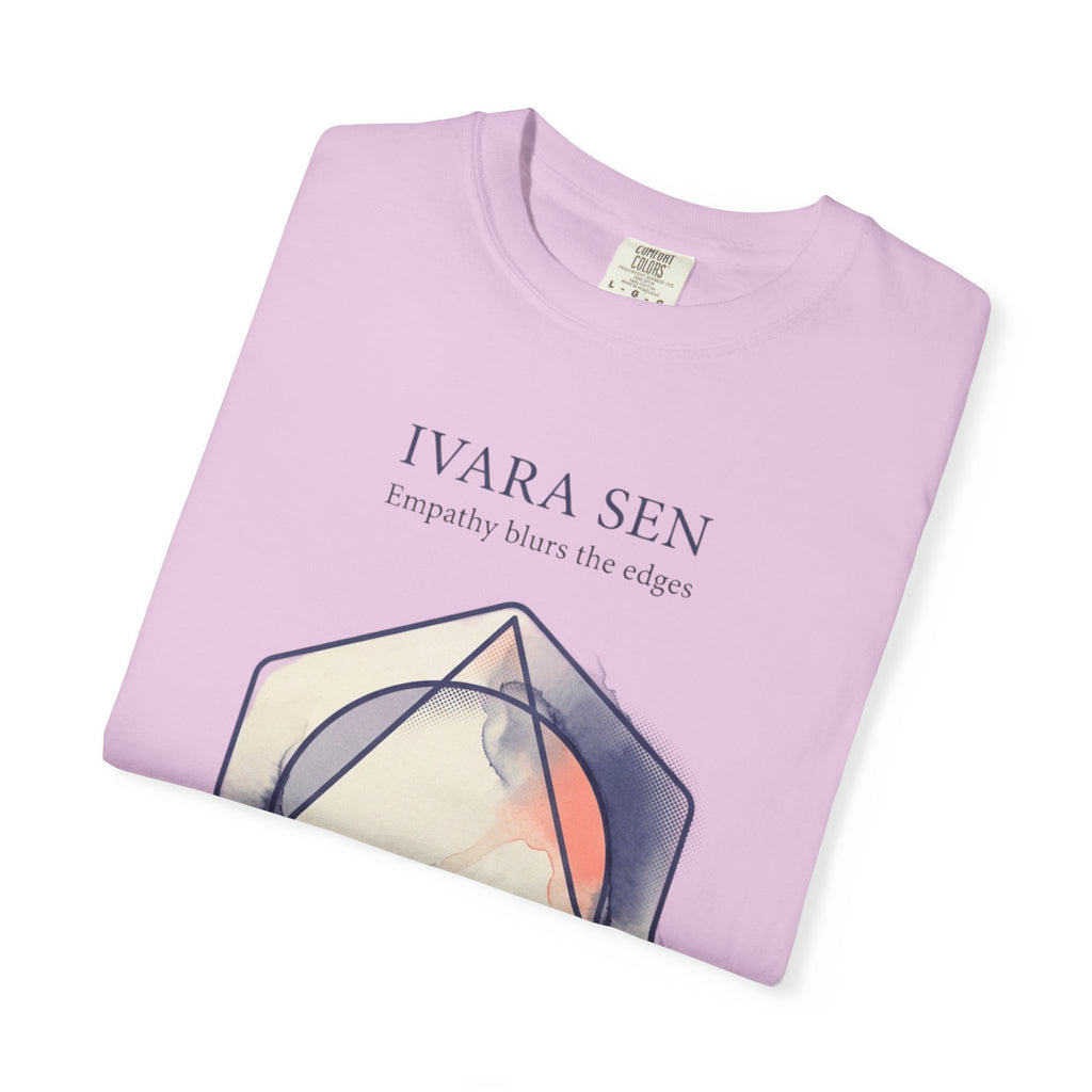 Power Runs Black PRB Abstract Geometric Tee — “Ivara Sen: Feeling Dissolves Boundaries” by Power Runs Black