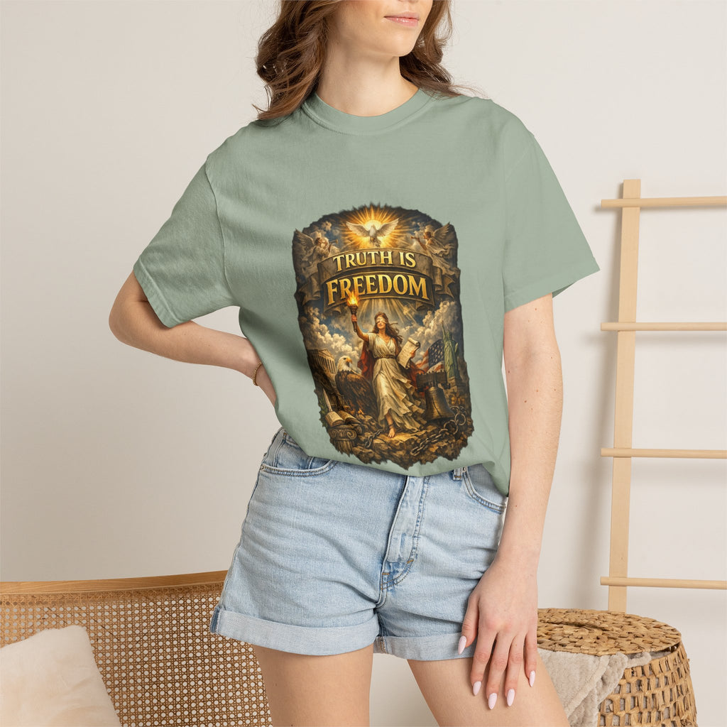 PRB Truth Is Freedom Graphic T-Shirt by Printify