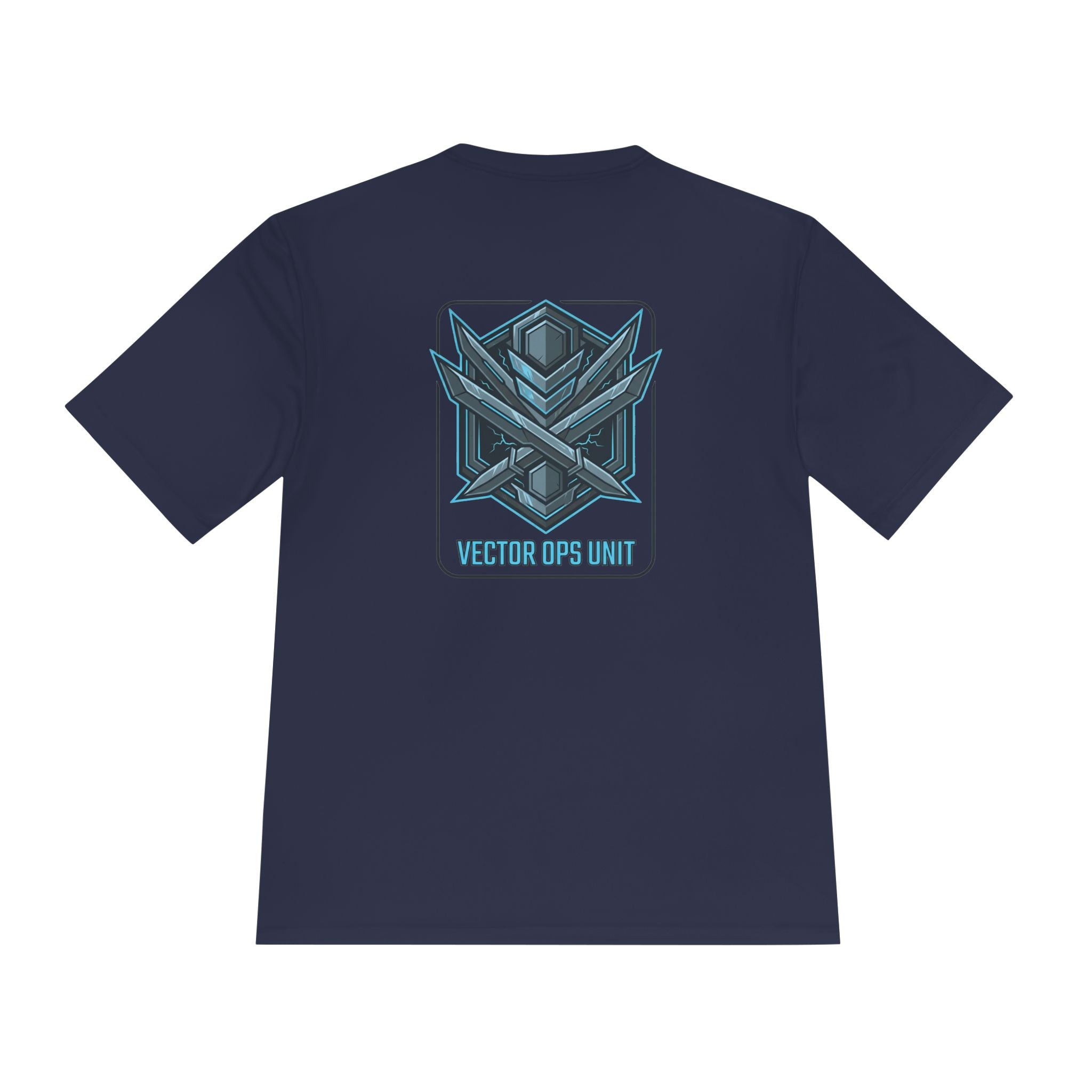 Power Runs Black PRB Blackline Vector Ops Unit Graphics Tee by Power Runs Black