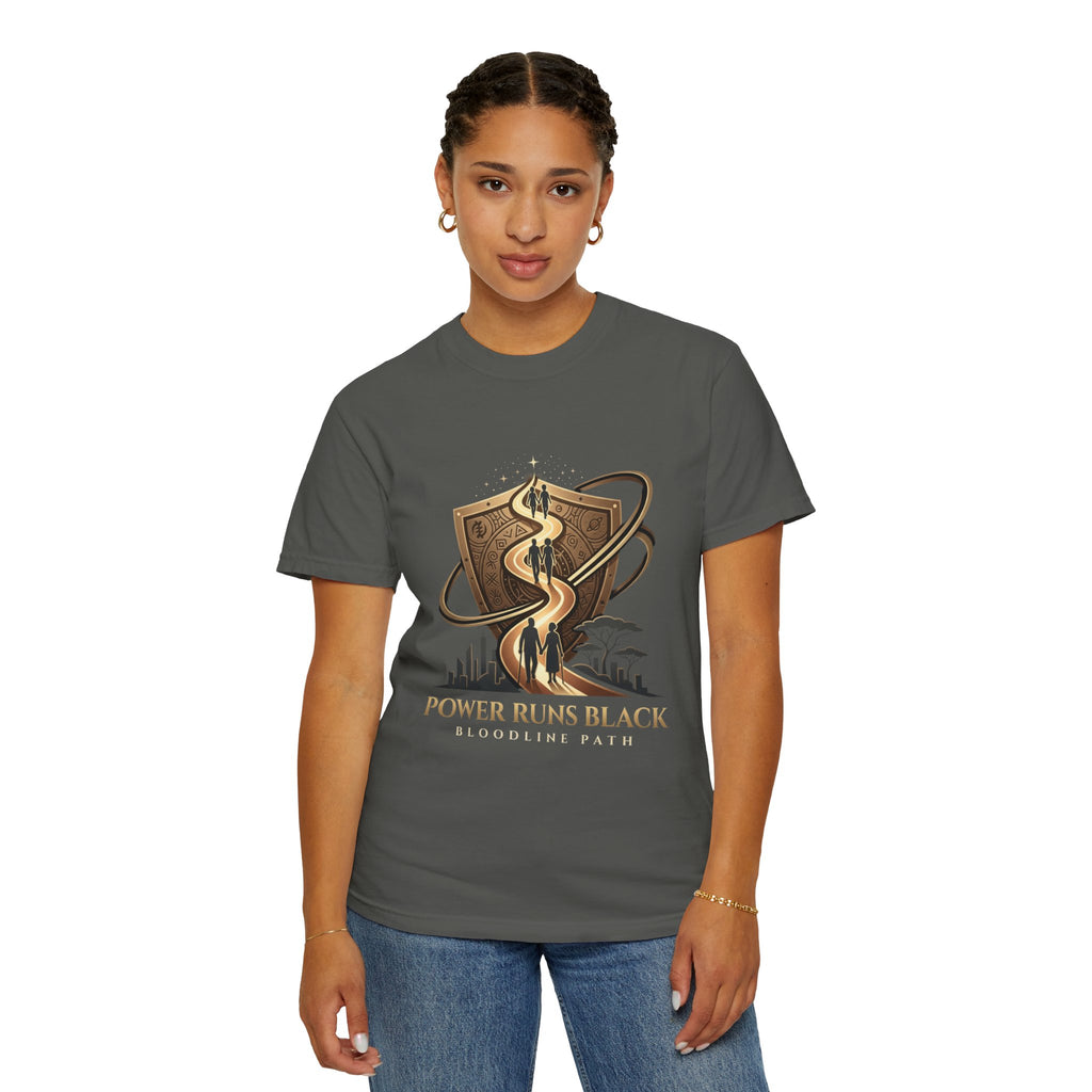 PRB Shield City Skyline Graphic T-Shirt | Serpent Emblem Streetwear Tee by Printify
