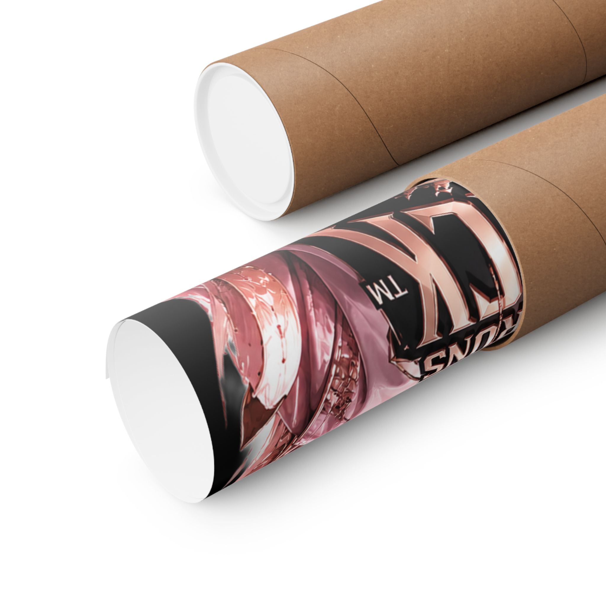 Power Runs Black Matte Poster — "Power Runs Black" Afrocentric Art Print by Power Runs Black