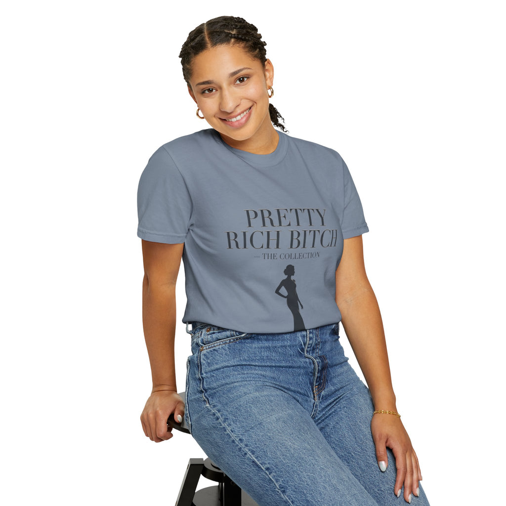 Pretty Rich Bitch The Collection by PRB Tee — Feminine Confidence Graphic T-Shirt by Power Runs Black