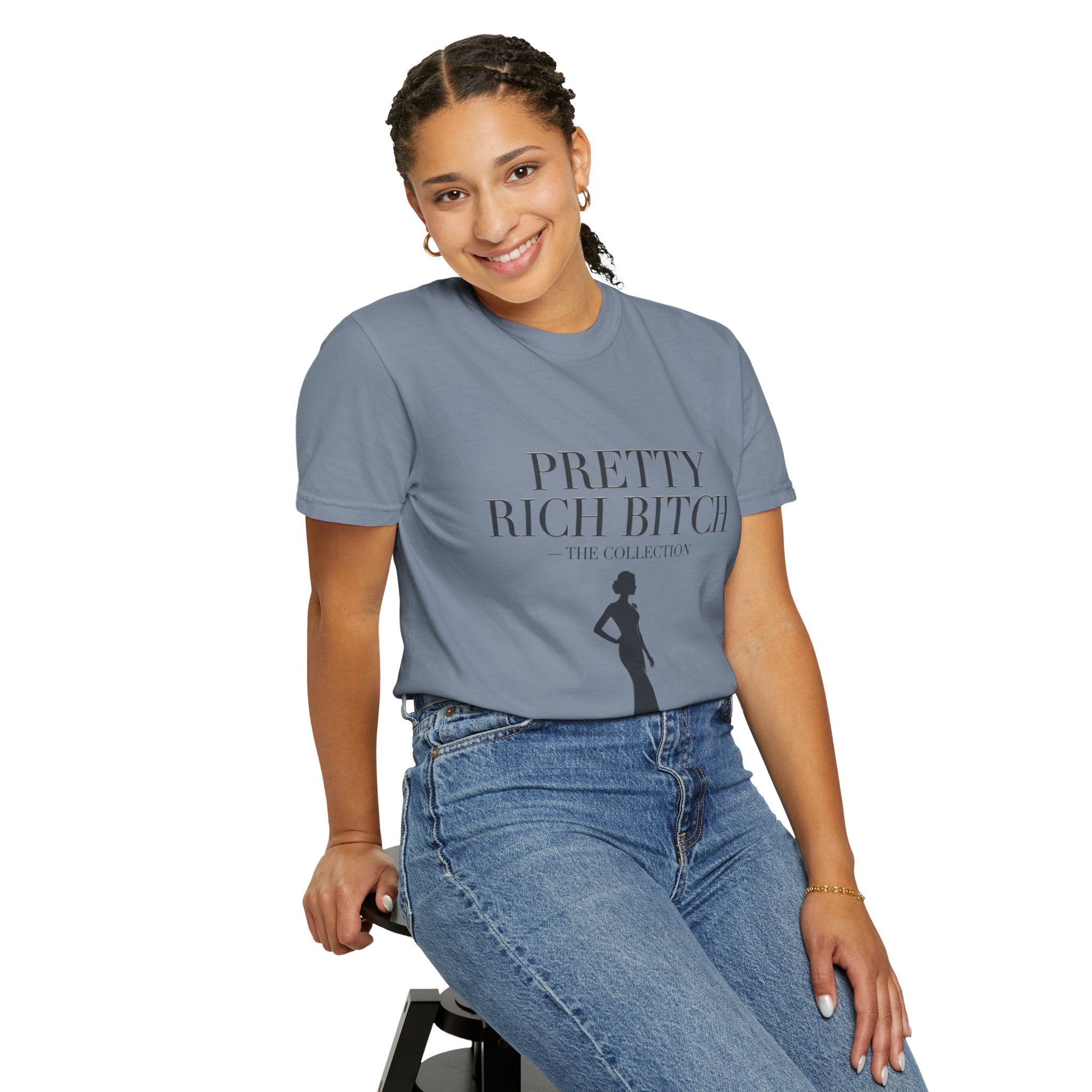 Pretty Rich Bitch The Collection by PRB Tee — Feminine Confidence Graphic T-Shirt by Power Runs Black