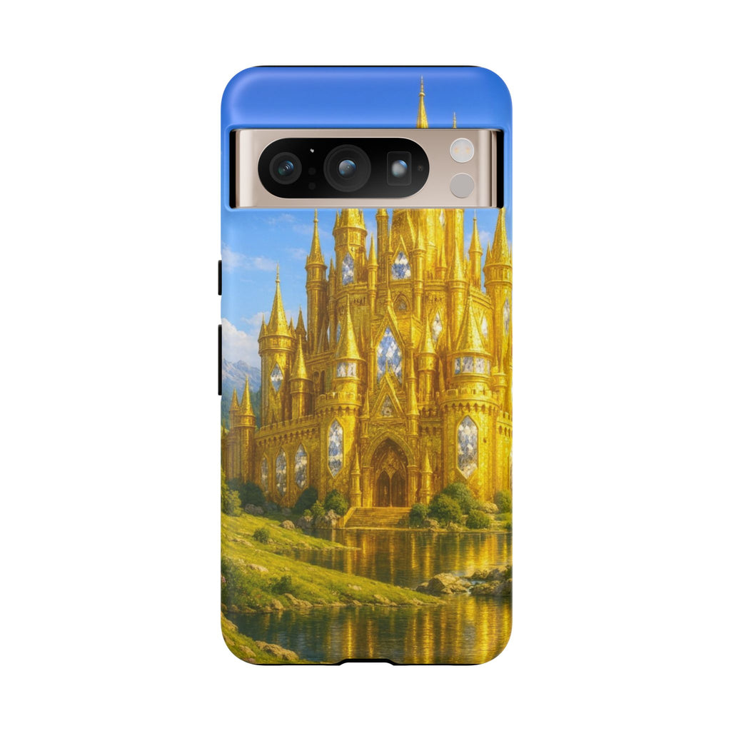PRB Golden Castle iPhone Case | Fantasy Palace Phone Case by Power Runs Black