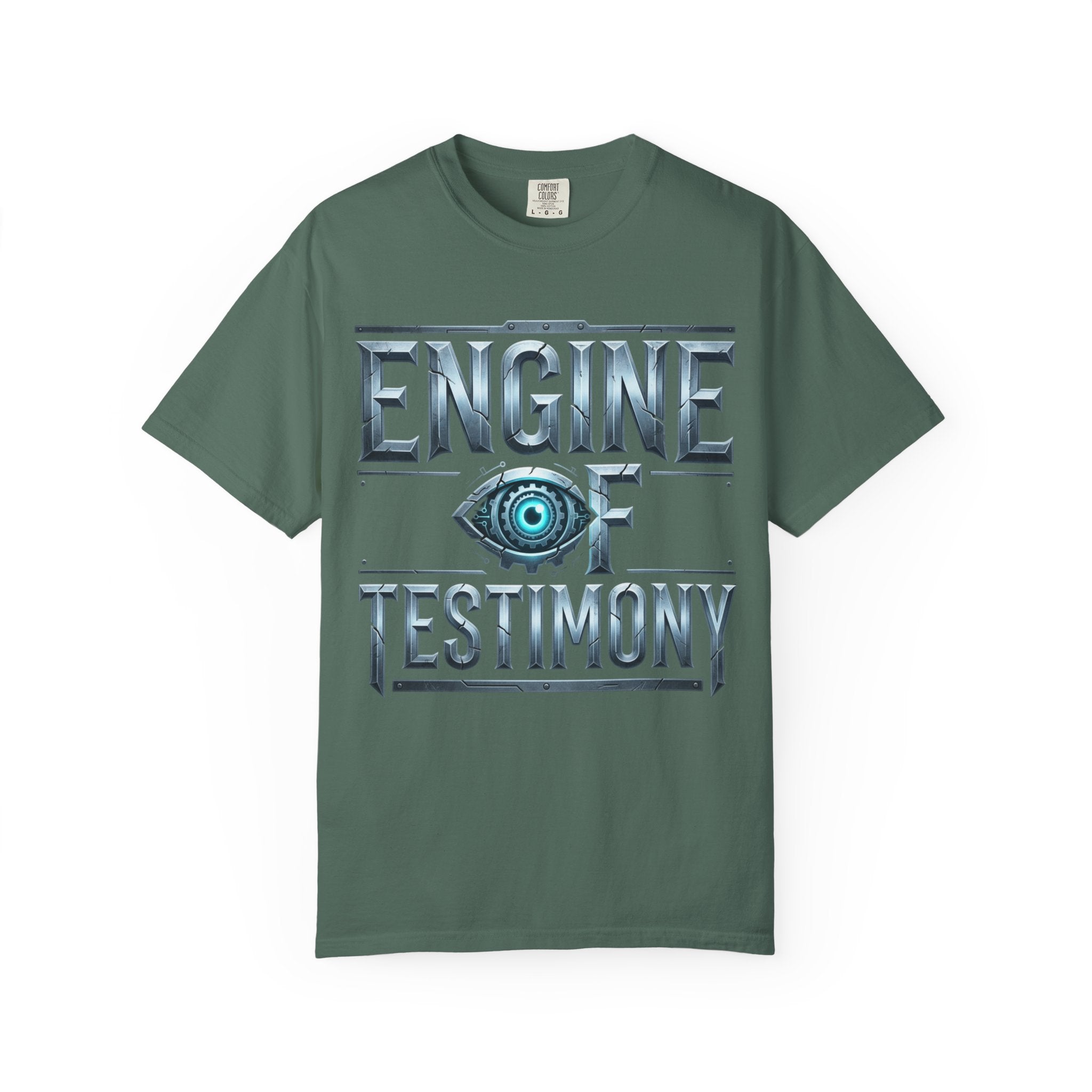 Printify PRB Engine of Testimony T-Shirt | Eye Emblem Graphic Tee - T-Shirt