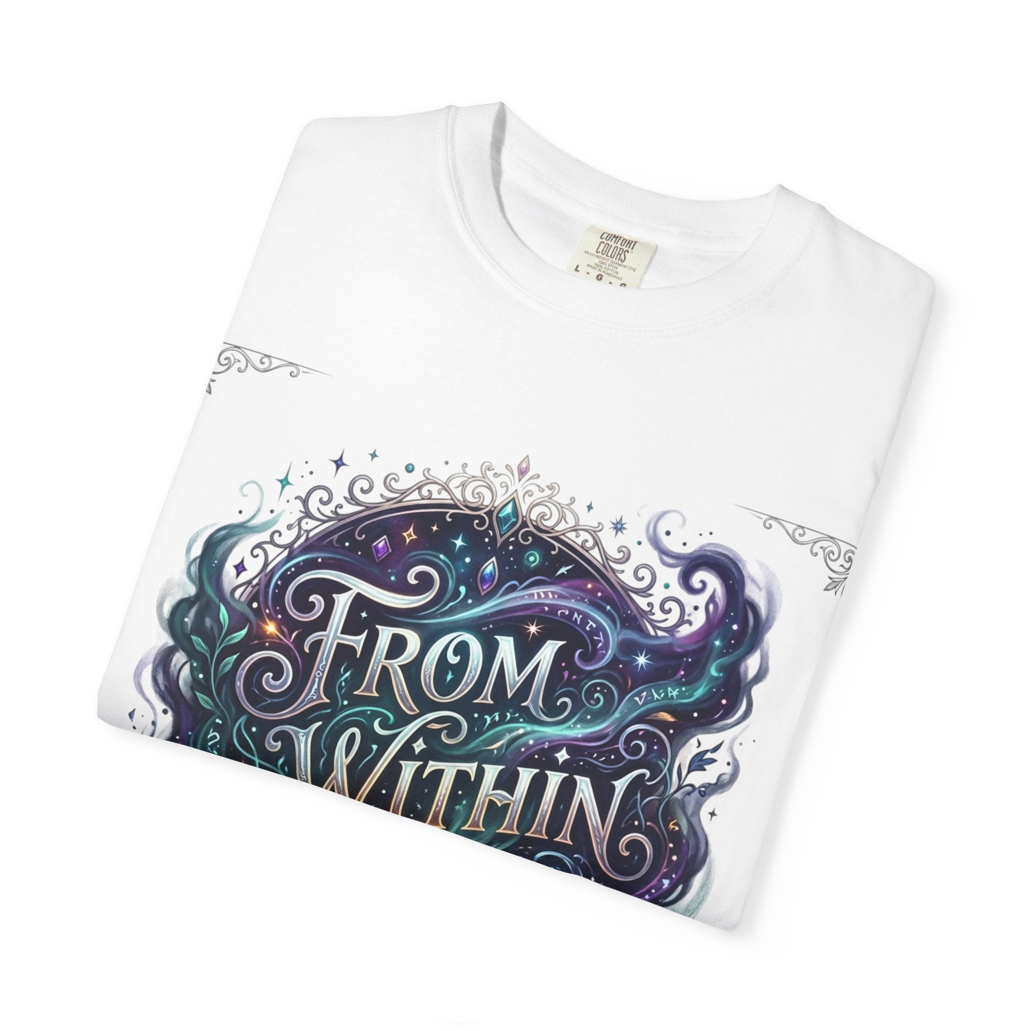PRB From Within Magic Book T-Shirt — Fantasy Illustrated Graphic Tee by Power Runs Black