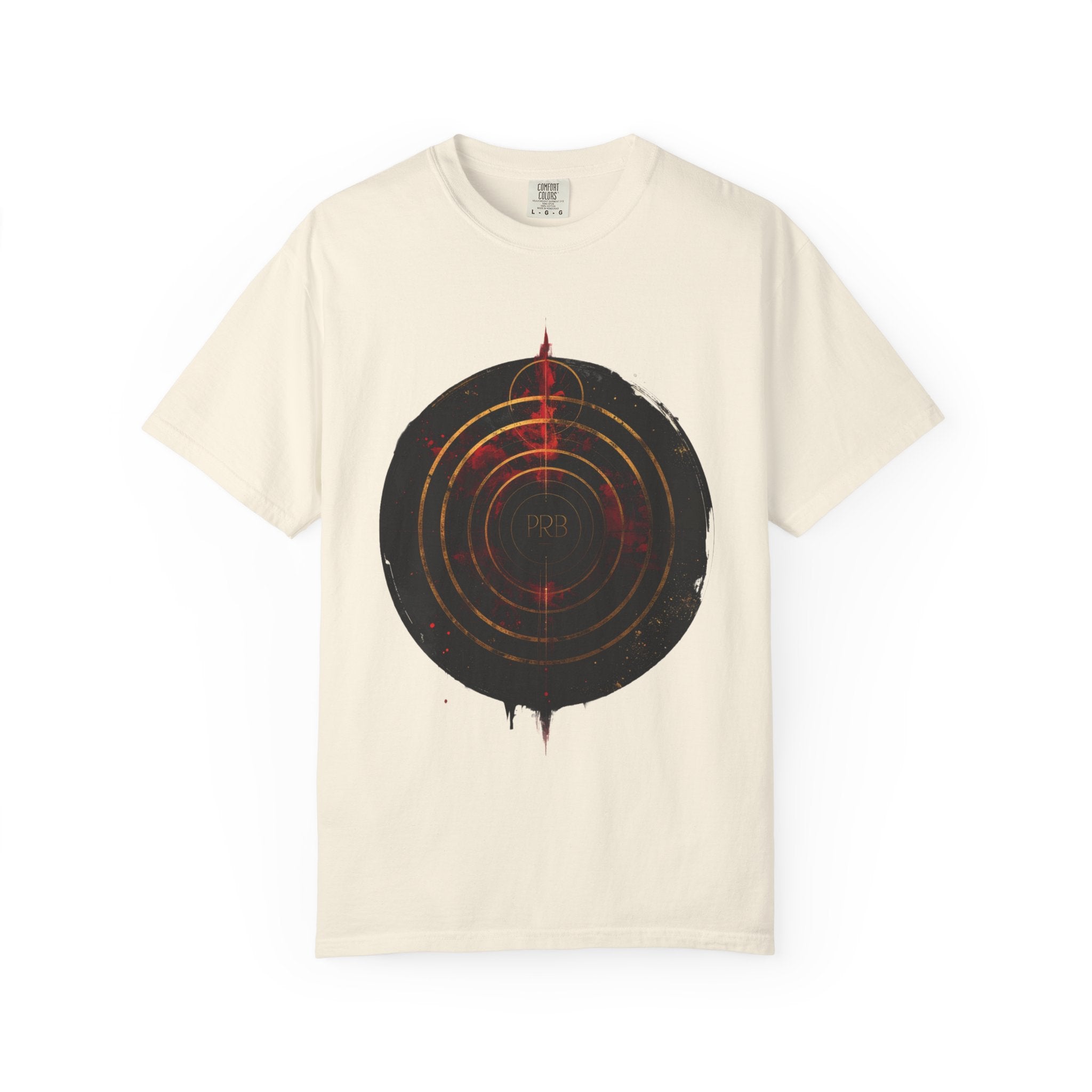 PRB Target Bullseye T-Shirt — Retro Circular Target Graphic Tee by Printify