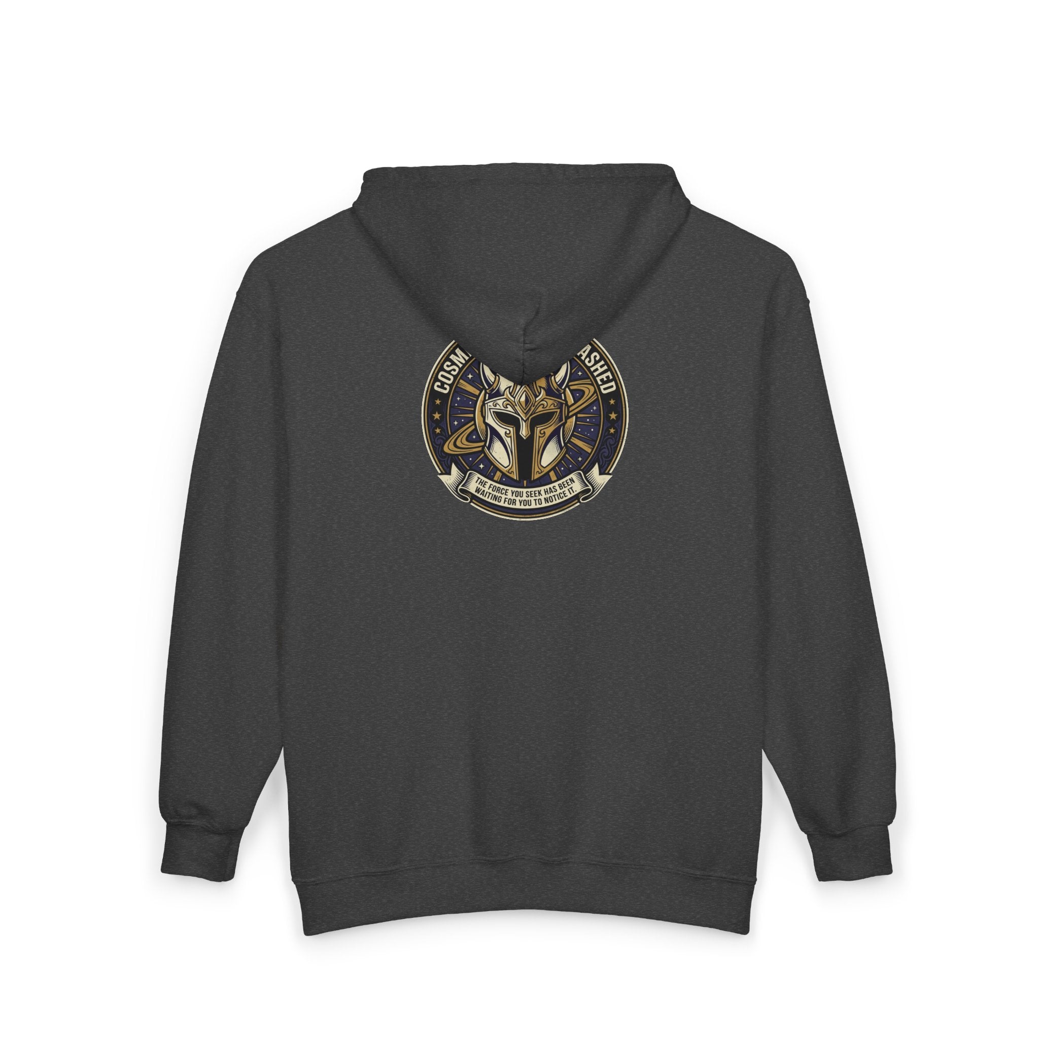 PRB Full-Zip Hoodie — Cosmic Night Unleashed Graphic by Power Runs Black