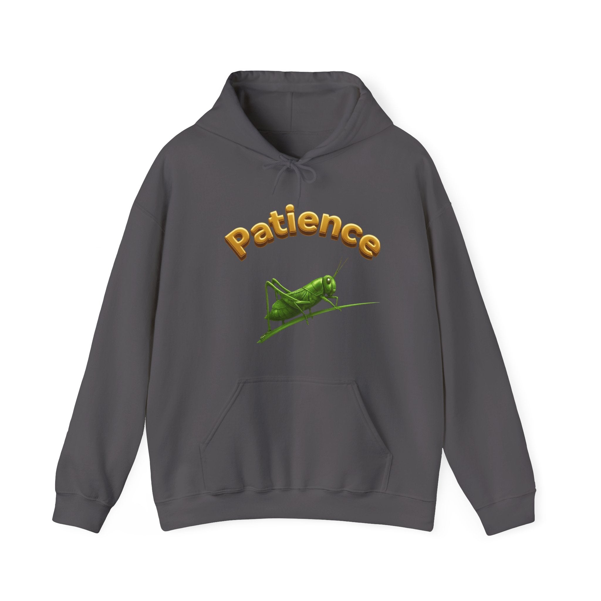 Power Runs Black PRB Patience Grasshopper Hoodie | Grasshopper Illustration, Word Art by Power Runs Black
