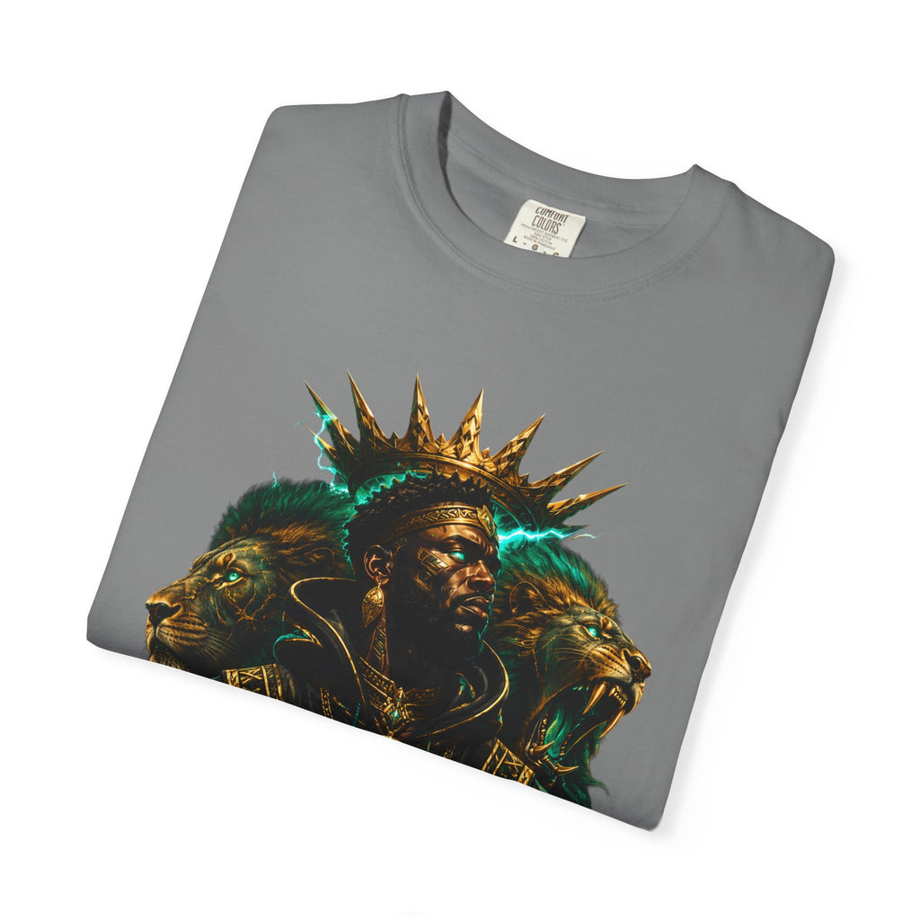Power Runs Black PRB Green Angel Graphics Tee by Power Runs Black