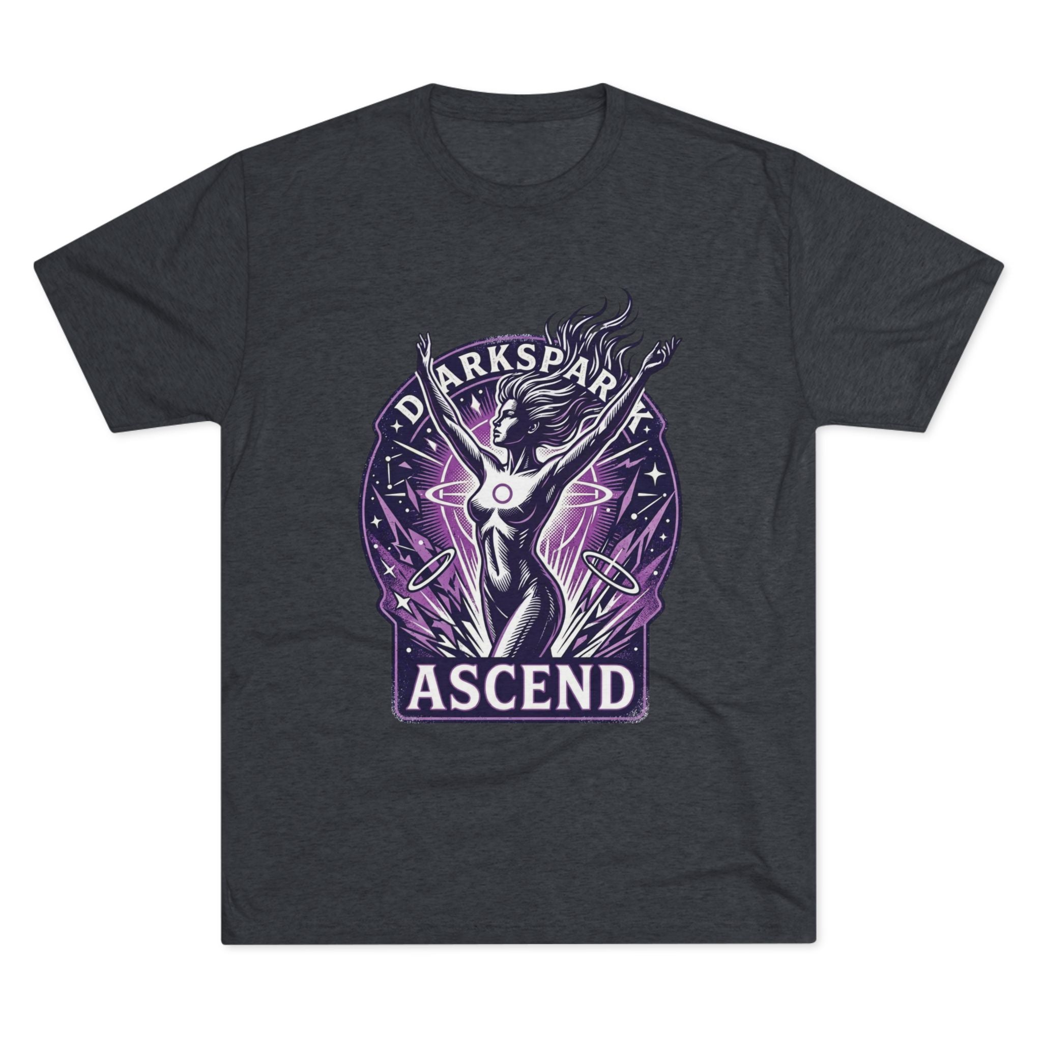 Power Runs Black PRB Ascend Space Goddess Tee — "Parkspark Ascend" Retro Sci‑Fi Graphic T-Shirt by Power Runs Black