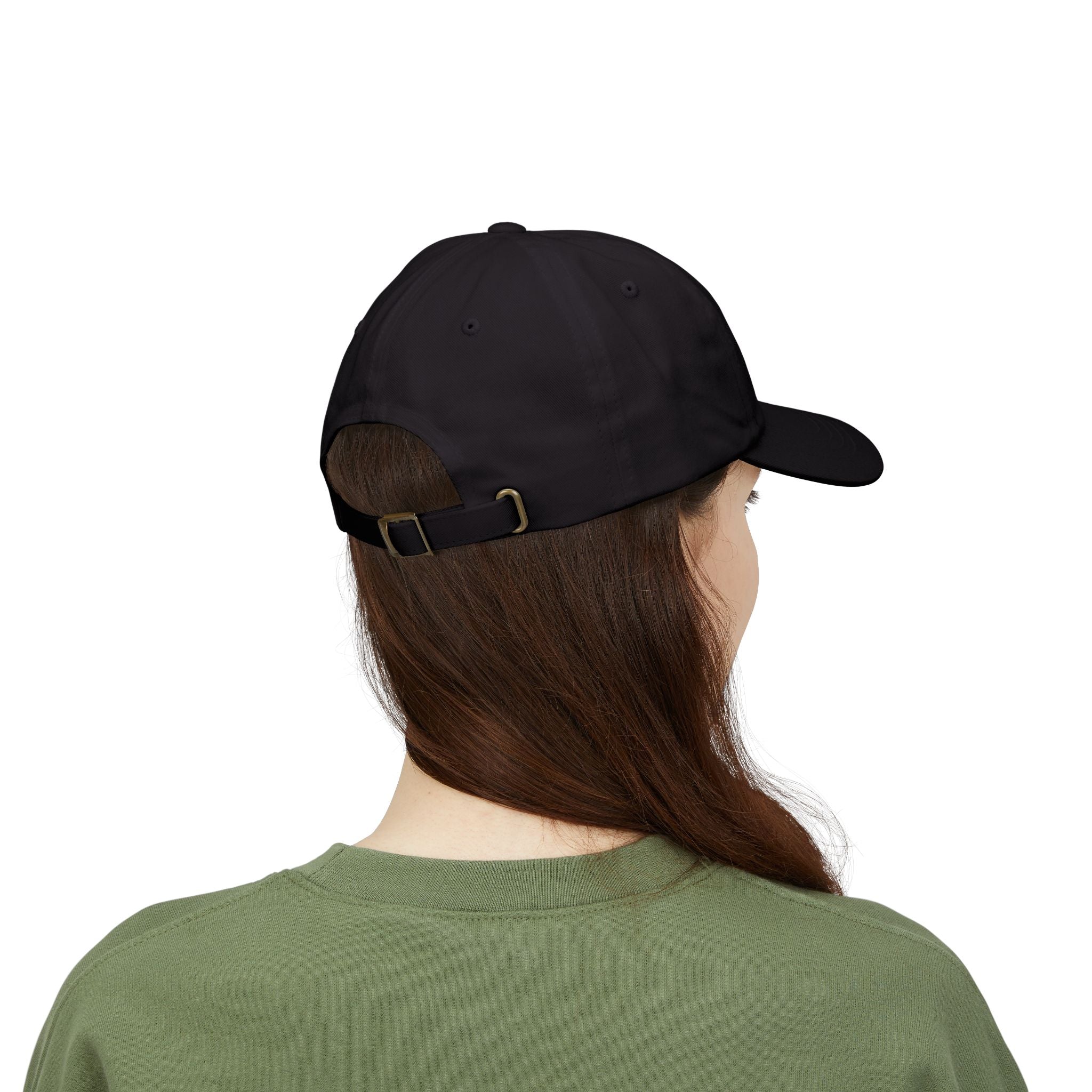 PRB Dad Cap — Vintage Crest Embroidered Baseball Hat by Power Runs Black