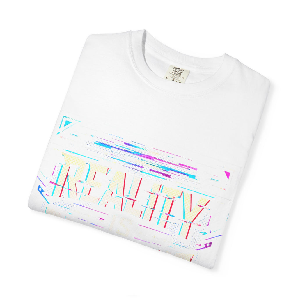 Power Runs Black PRB Glitchy Pastel "Reality Is Desyncing" T-Shirt by Power Runs Black